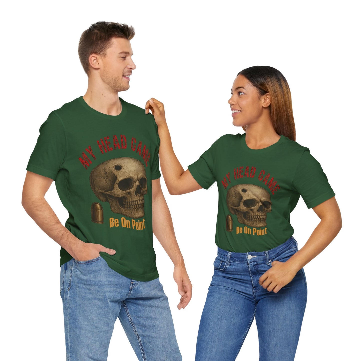 Head Game T-Shirt, Funny Skull Tee, Unisex Graphic Shirt, Unique Gift for Halloween, Quirky Statement Apparel