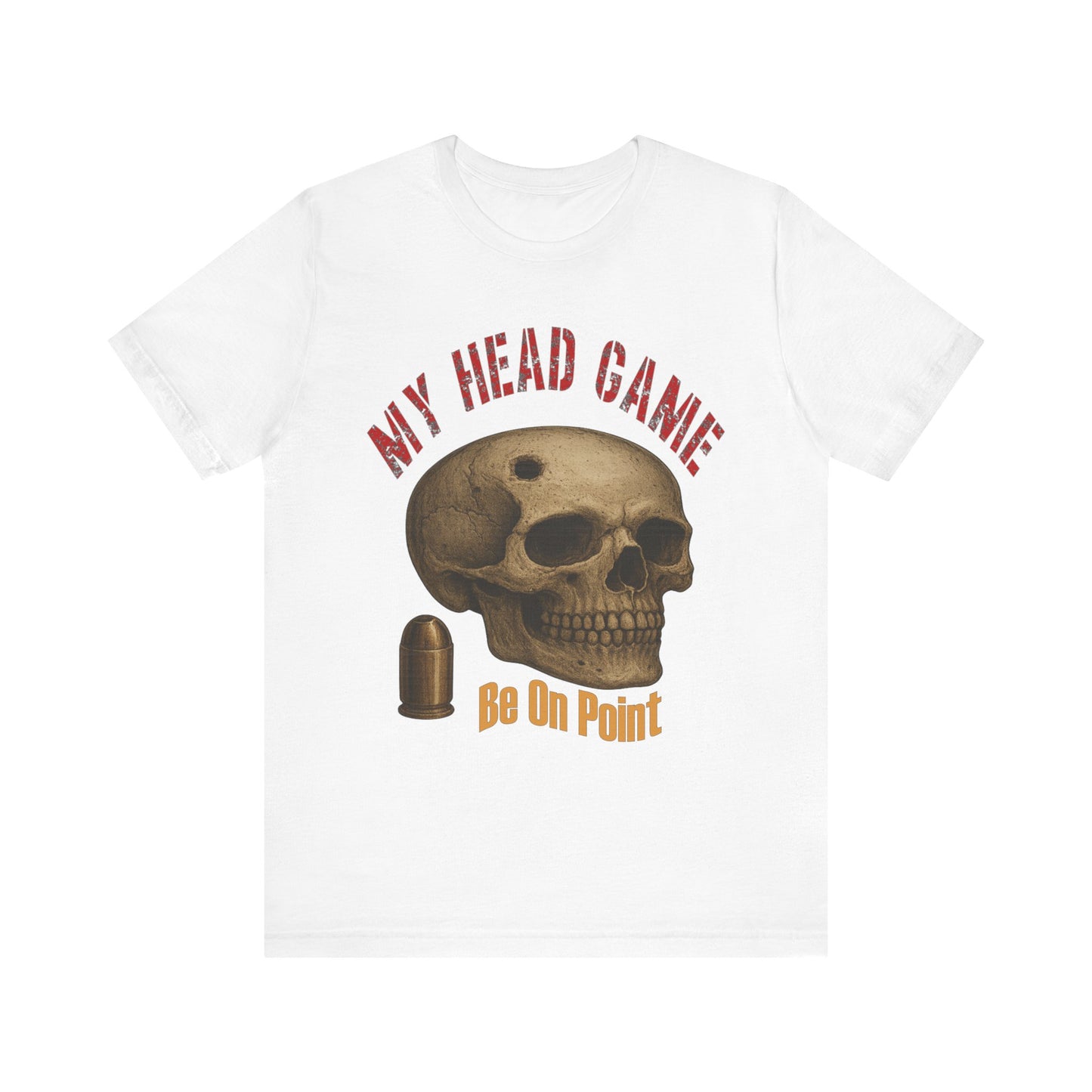 Head Game T-Shirt, Funny Skull Tee, Unisex Graphic Shirt, Unique Gift for Halloween, Quirky Statement Apparel