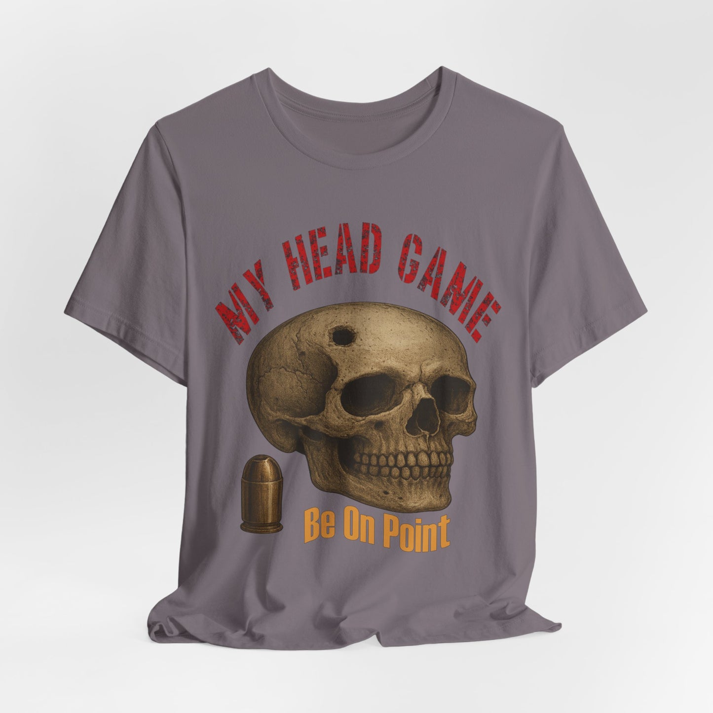 Head Game T-Shirt, Funny Skull Tee, Unisex Graphic Shirt, Unique Gift for Halloween, Quirky Statement Apparel