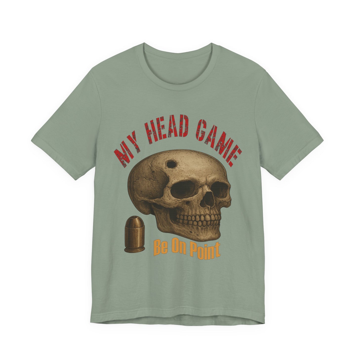 Head Game T-Shirt, Funny Skull Tee, Unisex Graphic Shirt, Unique Gift for Halloween, Quirky Statement Apparel