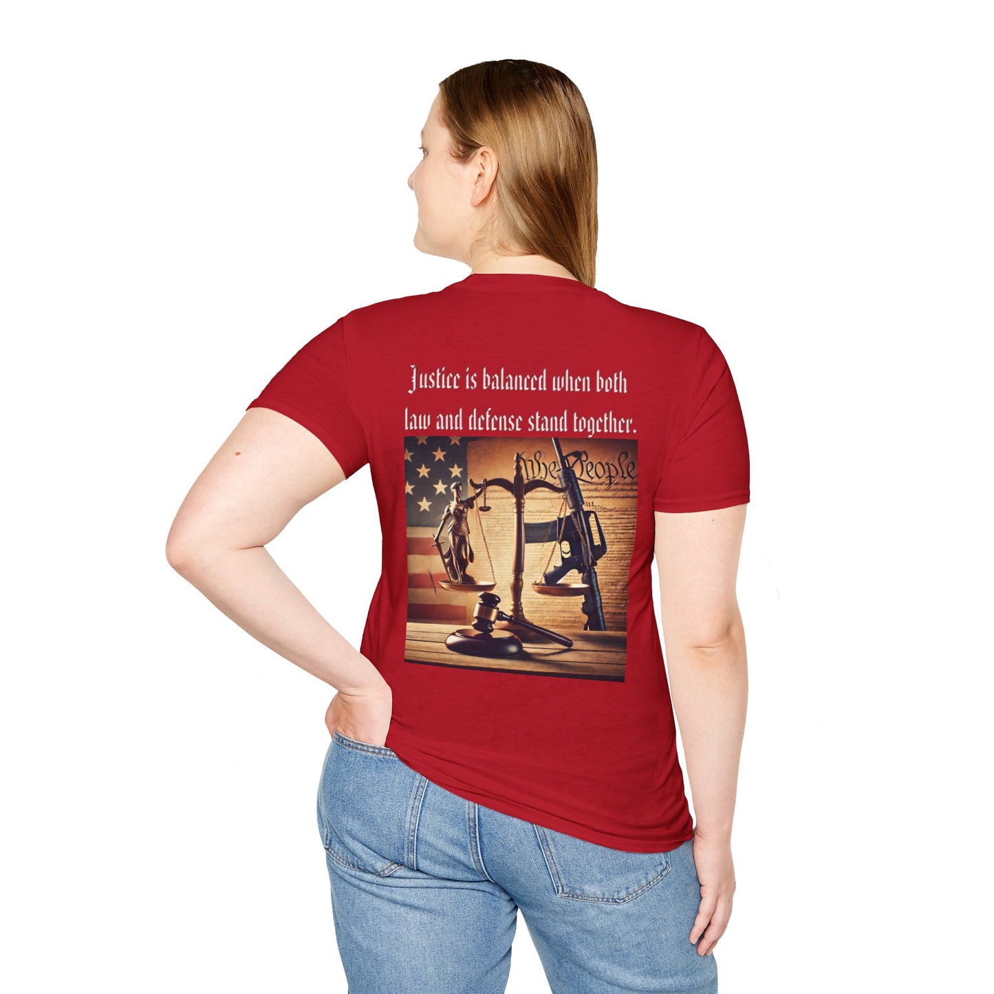Justice in balance, military, balance of power and law, gift idea
