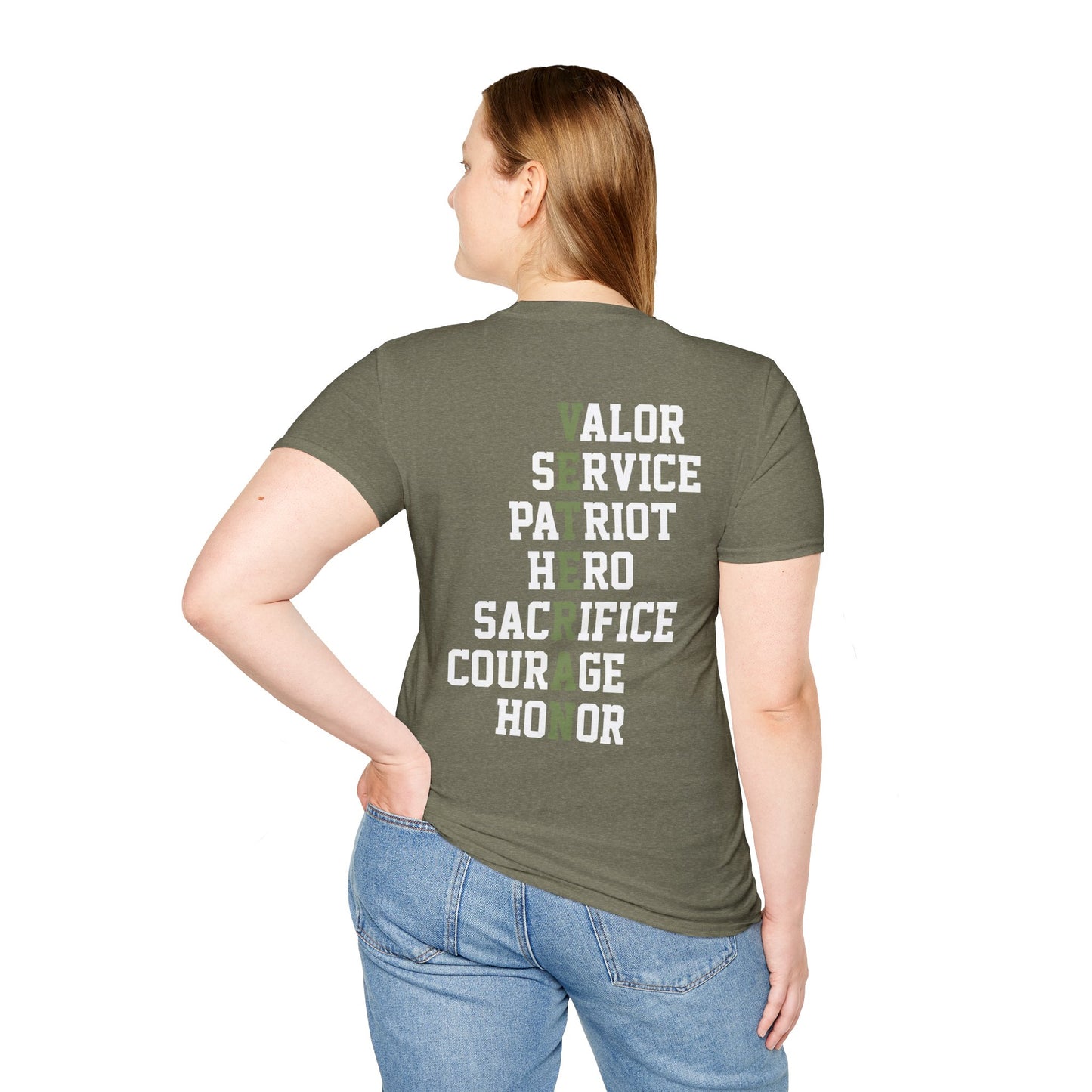 Valor in Action: Military Pride Tee