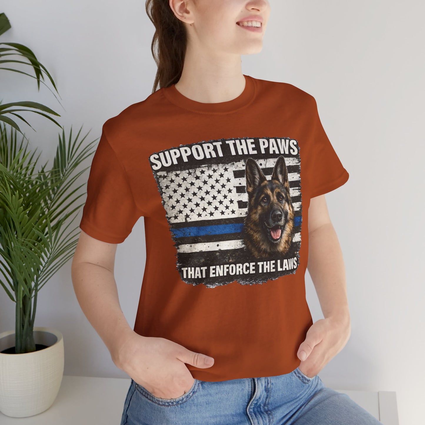 Police Dog K9  Thin Blue Line  Law Enforcement