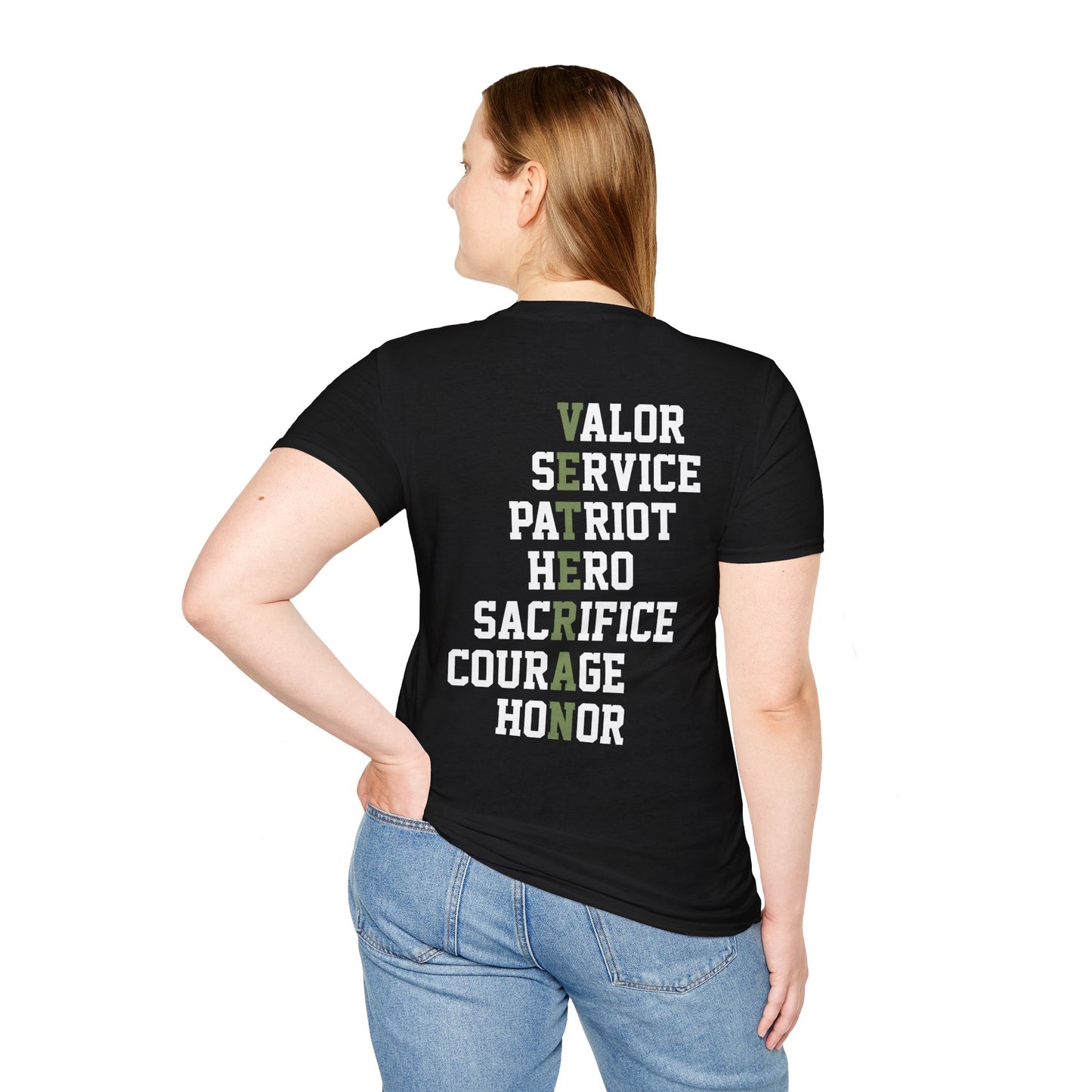 Valor in Action: Military Pride Tee