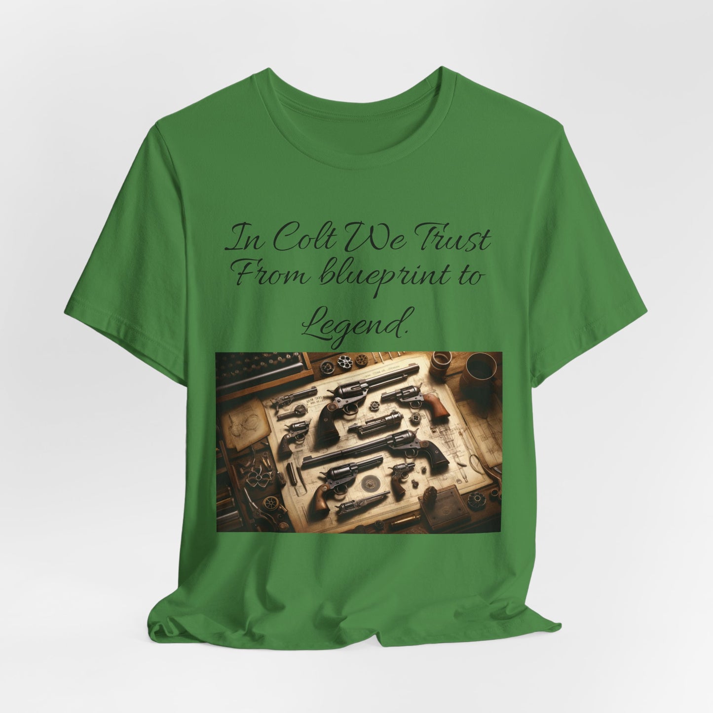 Gun Enthusiast Tee: In Colt We Trust, Firearm Lover Shirt, Shooting Sports Tee, Gift for Gun Owners, Vintage Firearms Apparel