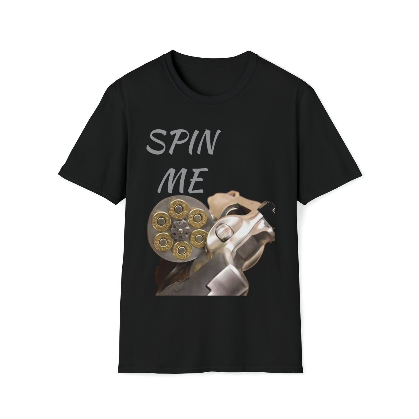 Unisex T-Shirt, 44 Magnum, Gun t-shirt, Spin Me words