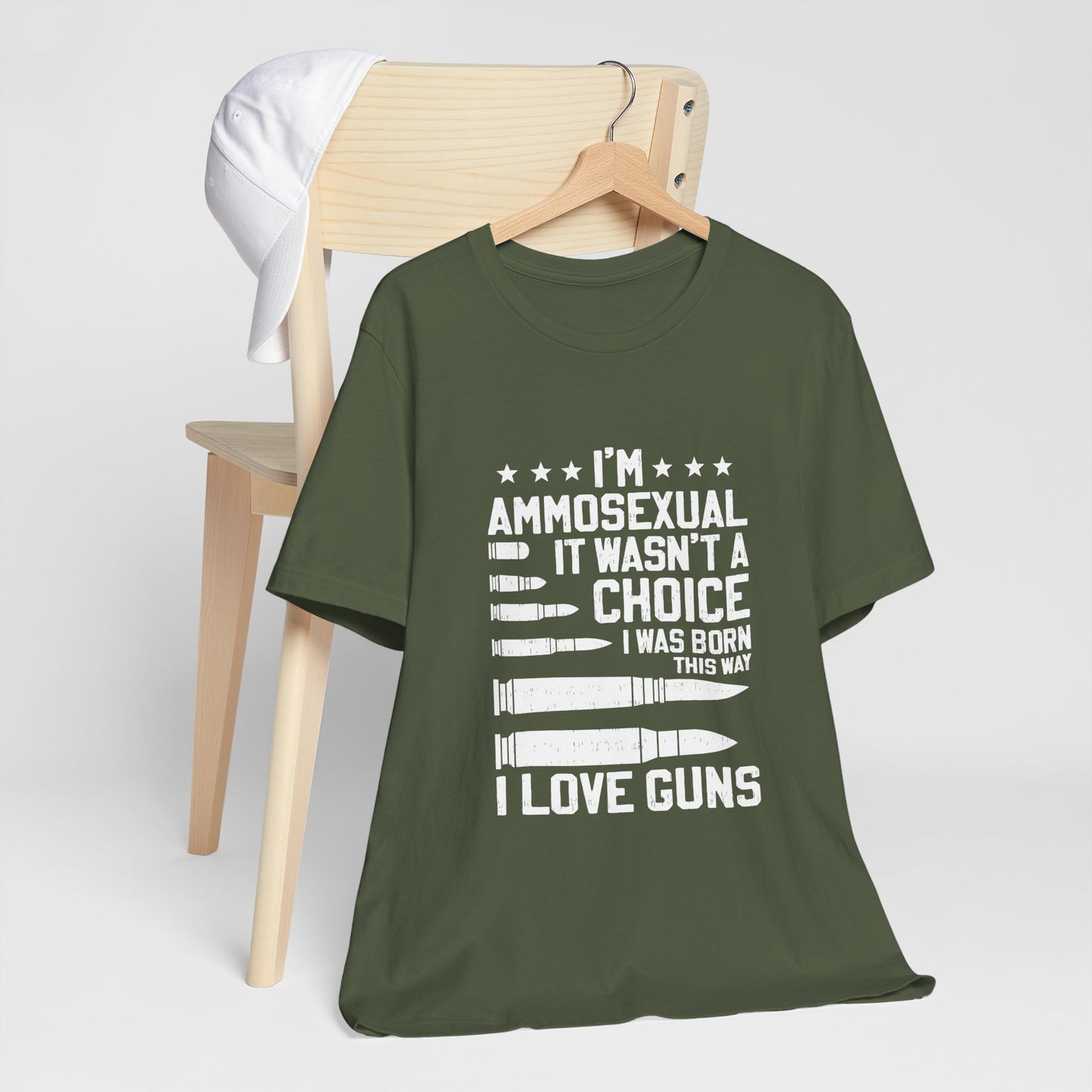 Funny Ammo Humor Unisex Tee, T-Shirt, Shirt, Men Women Joke Gift, Short Sleeve Top