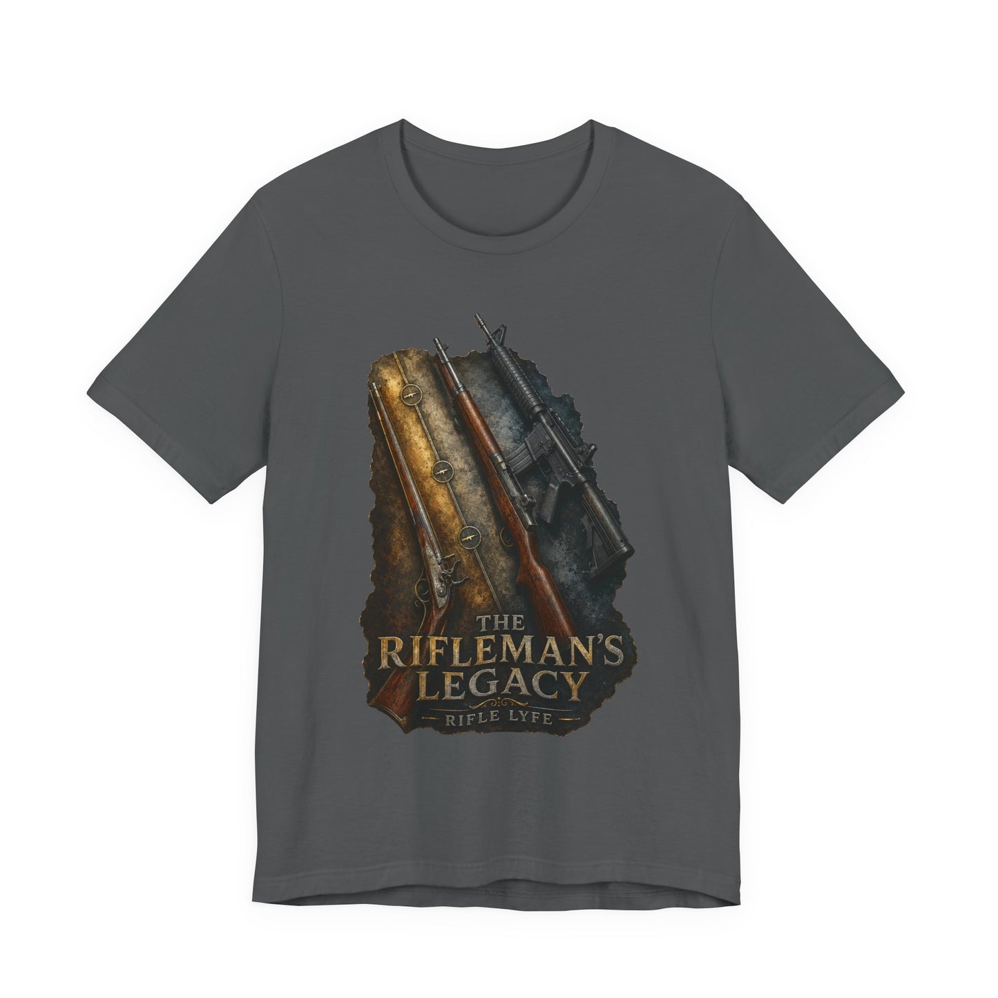Rifleman’s Legacy T-Shirt — Vintage Hunting Rifle Graphic Tee