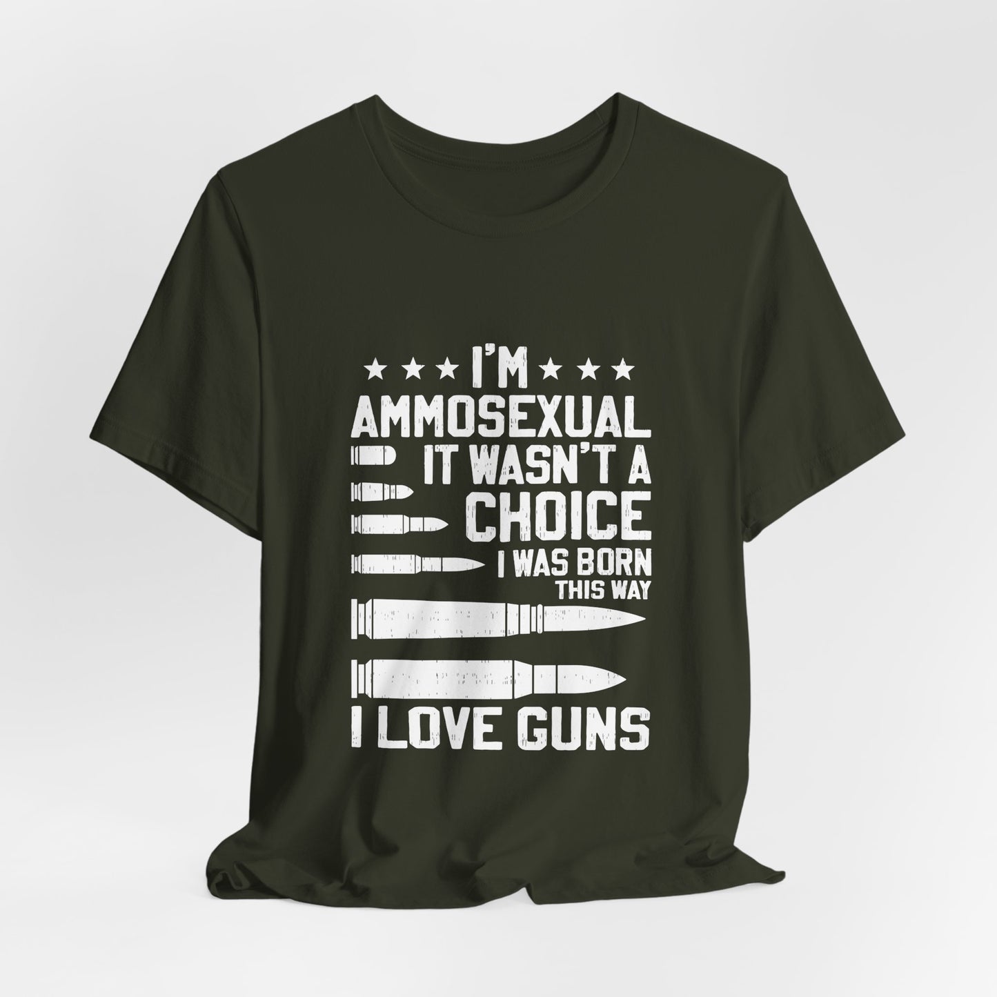 Funny Ammo Humor Unisex Tee, T-Shirt, Shirt, Men Women Joke Gift, Short Sleeve Top