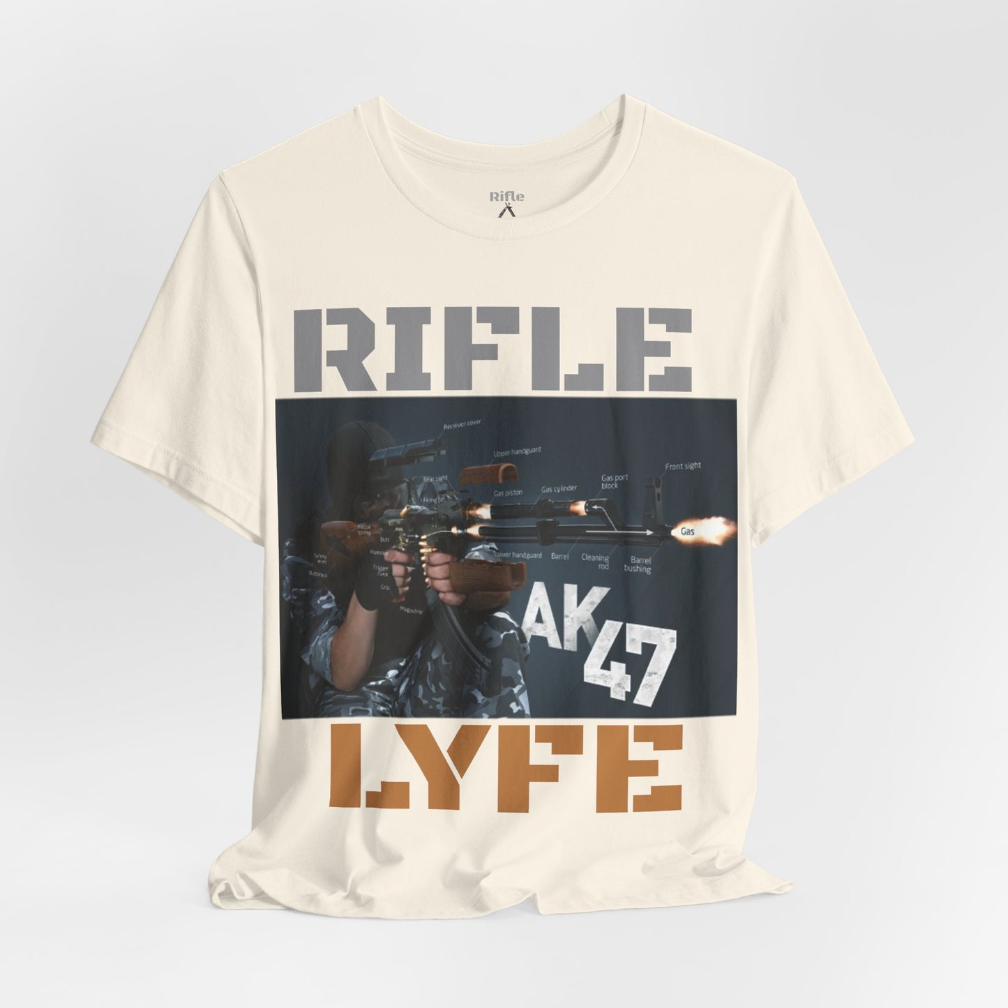 AK47 anatomy, AK47, Rifle Lyfe Logo