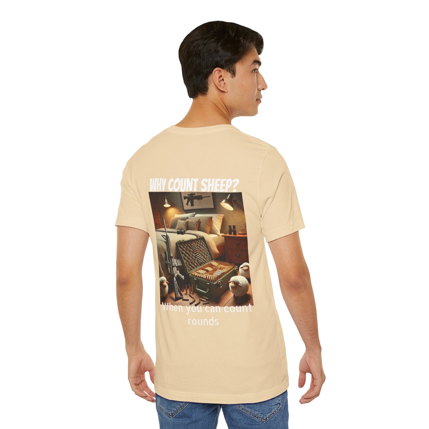 Funny Ammo Counting Unisex Tee, Sarcastic Bullet Collection T-Shirt, Humorous Munition Inventory Shirt, Hilarious Armament Count Top,