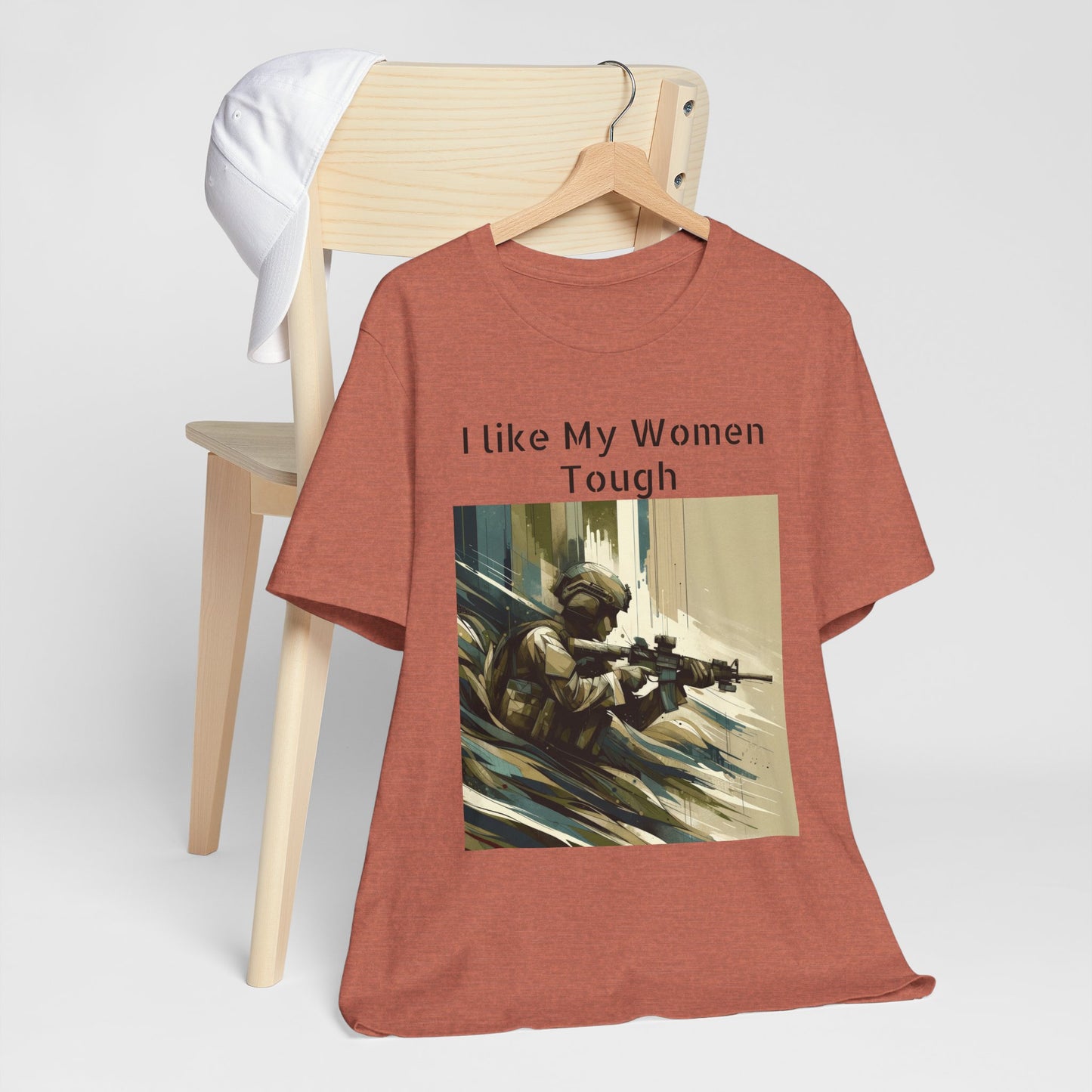 Tough female, female soldier, military tough