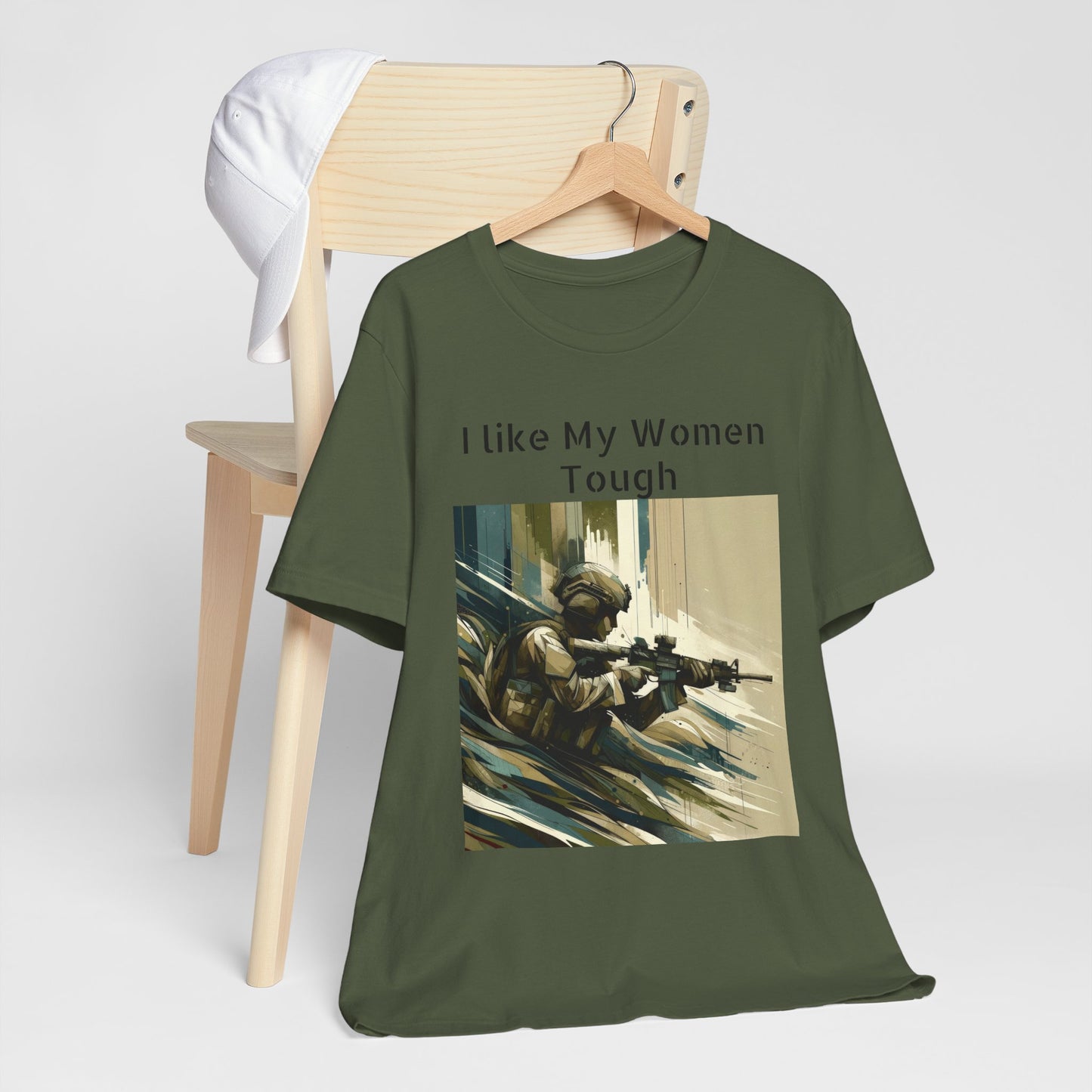 Tough female, female soldier, military tough