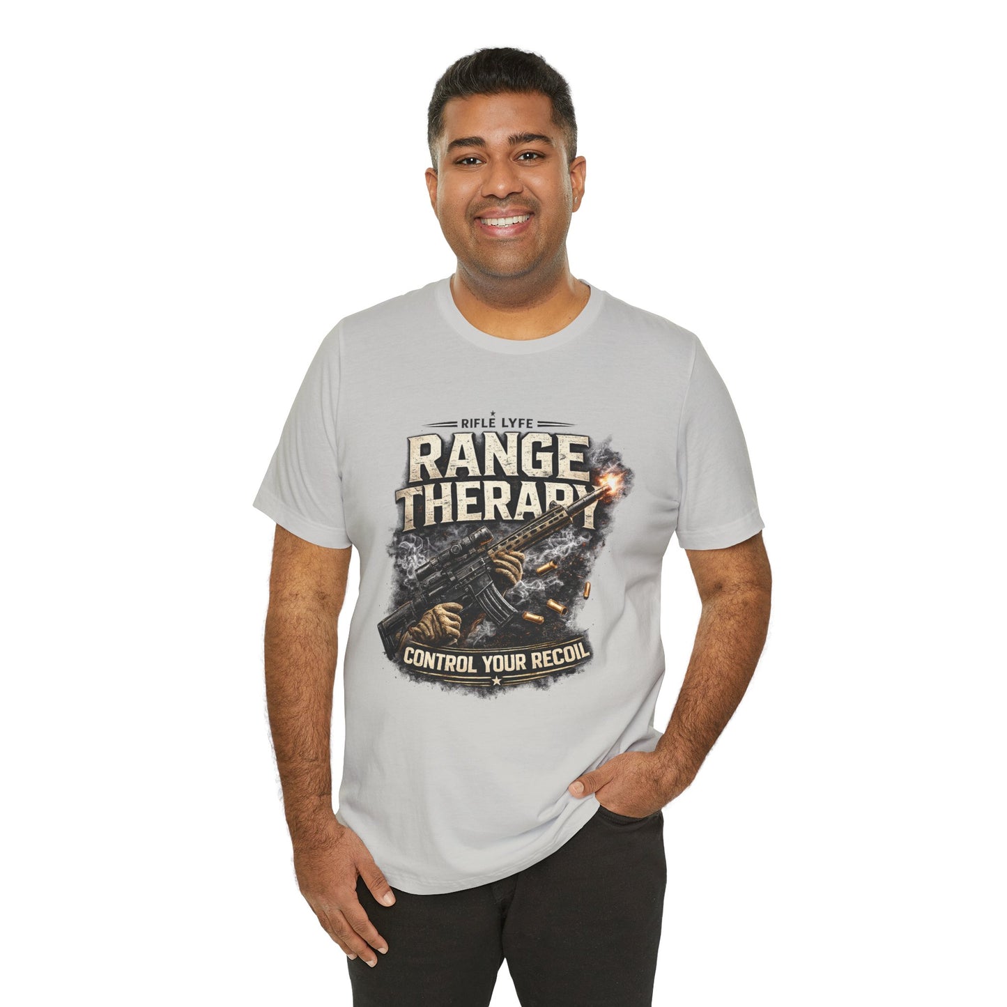 Range Therapy Shirt Shooting Range Shirt Funny Gun Shirt 2nd Amendment Shirt Tactical Shirt Pro Gun Tee Gift for Gun Lover Men