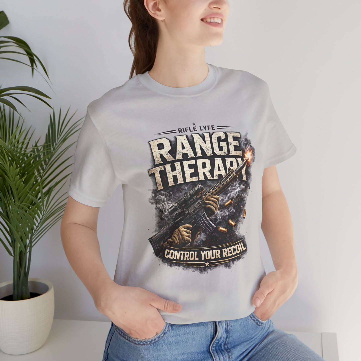 Range Therapy Shirt Shooting Range Shirt Funny Gun Shirt 2nd Amendment Shirt Tactical Shirt Pro Gun Tee Gift for Gun Lover Men