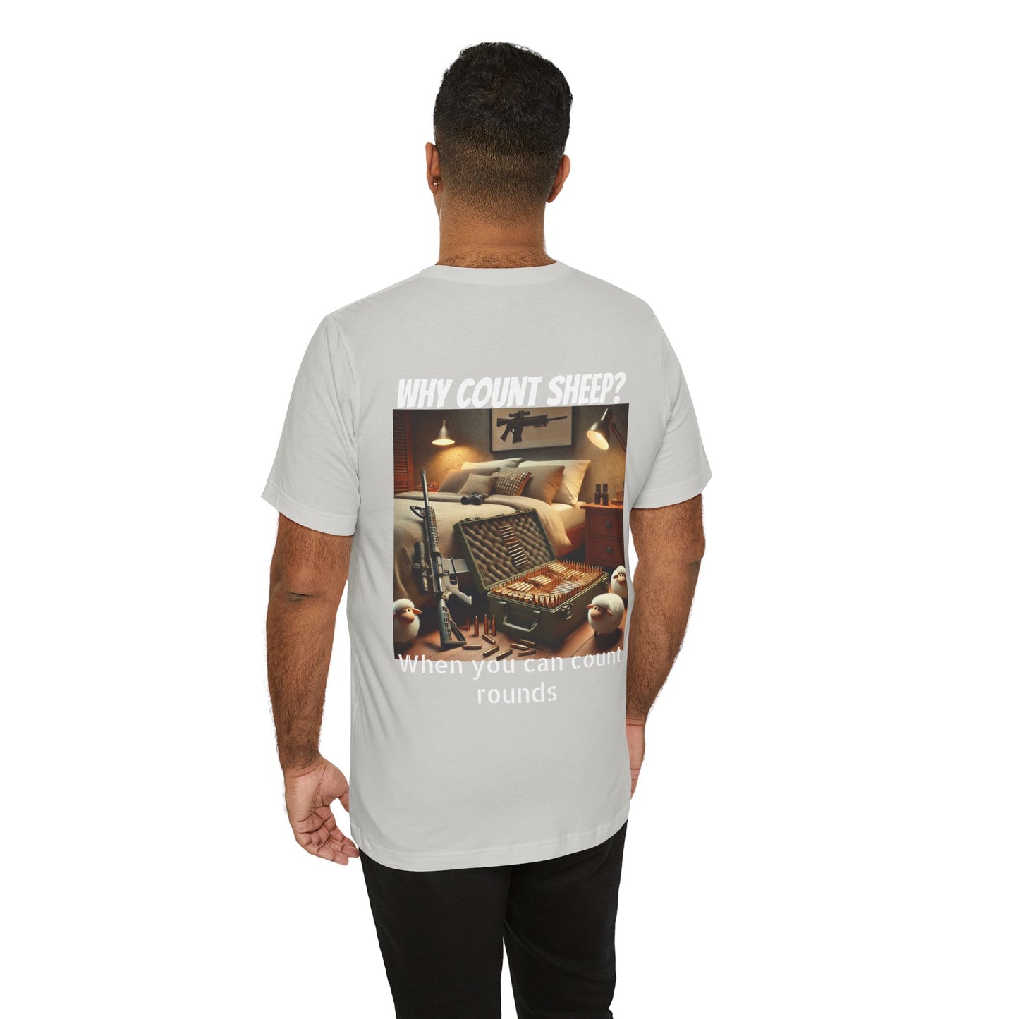 Funny Ammo Counting Unisex Tee, Sarcastic Bullet Collection T-Shirt, Humorous Munition Inventory Shirt, Hilarious Armament Count Top,