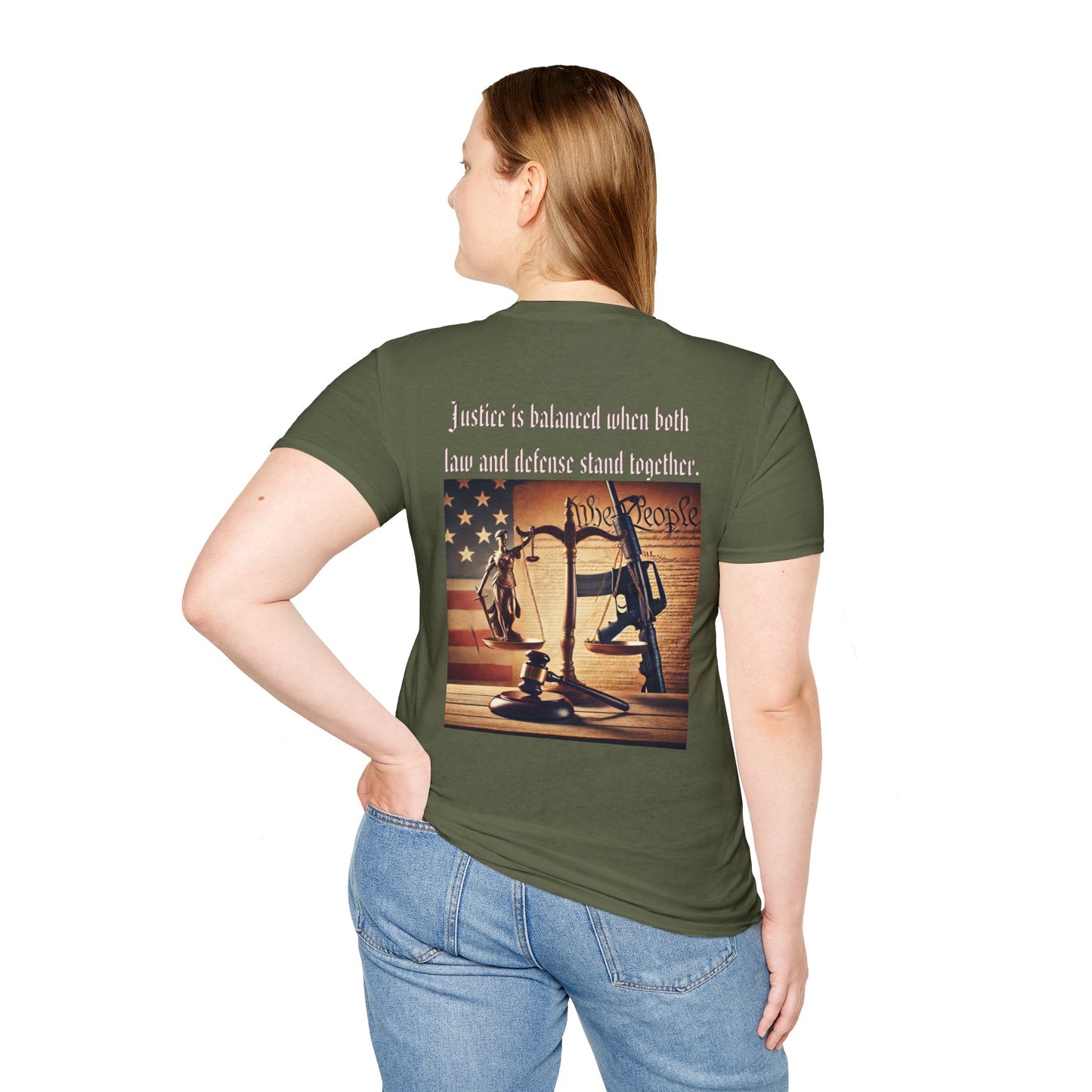 Justice in balance, military, balance of power and law, gift idea