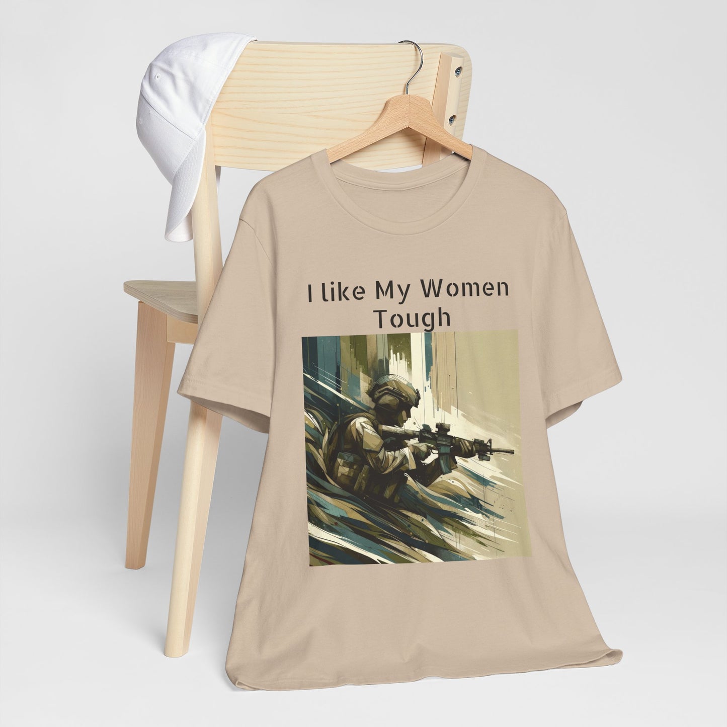 Tough female, female soldier, military tough