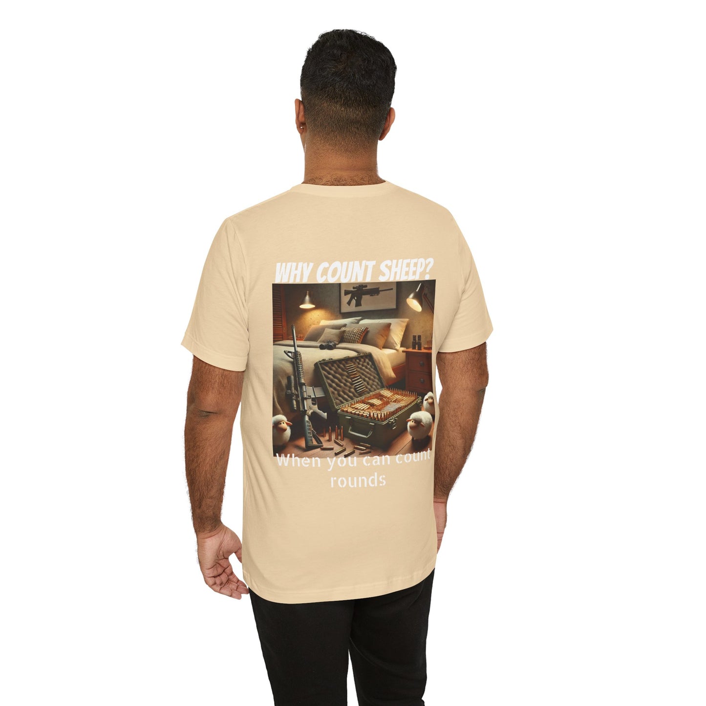 Funny Ammo Counting Unisex Tee, Sarcastic Bullet Collection T-Shirt, Humorous Munition Inventory Shirt, Hilarious Armament Count Top,