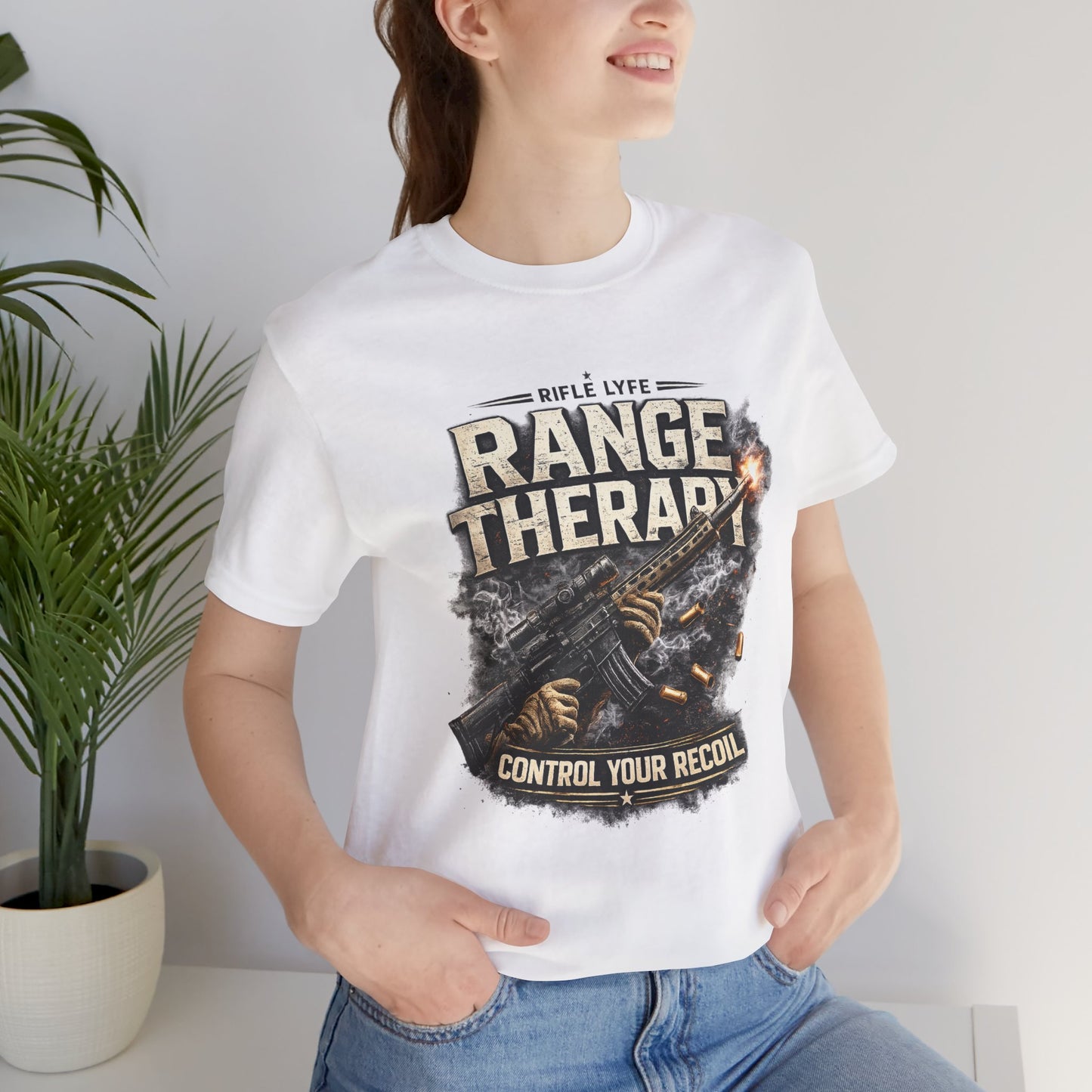 Range Therapy Shirt Shooting Range Shirt Funny Gun Shirt 2nd Amendment Shirt Tactical Shirt Pro Gun Tee Gift for Gun Lover Men