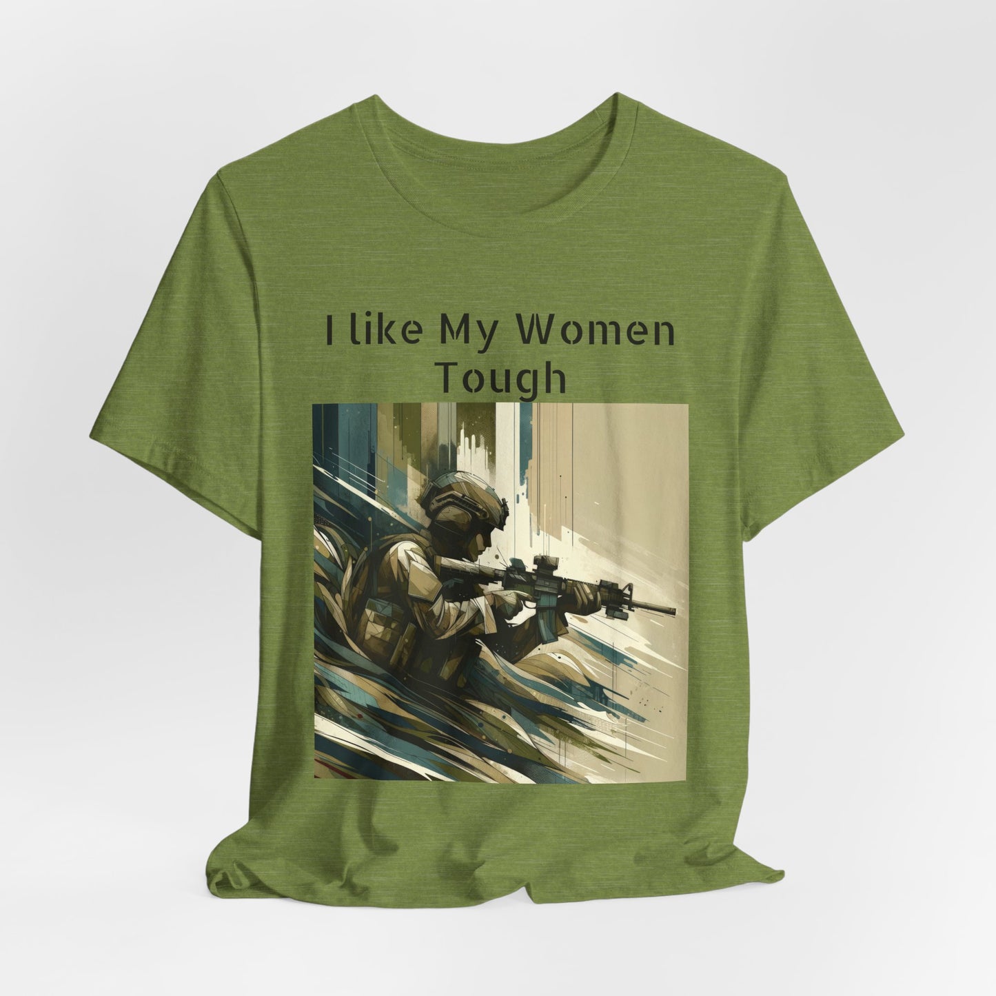 Tough female, female soldier, military tough