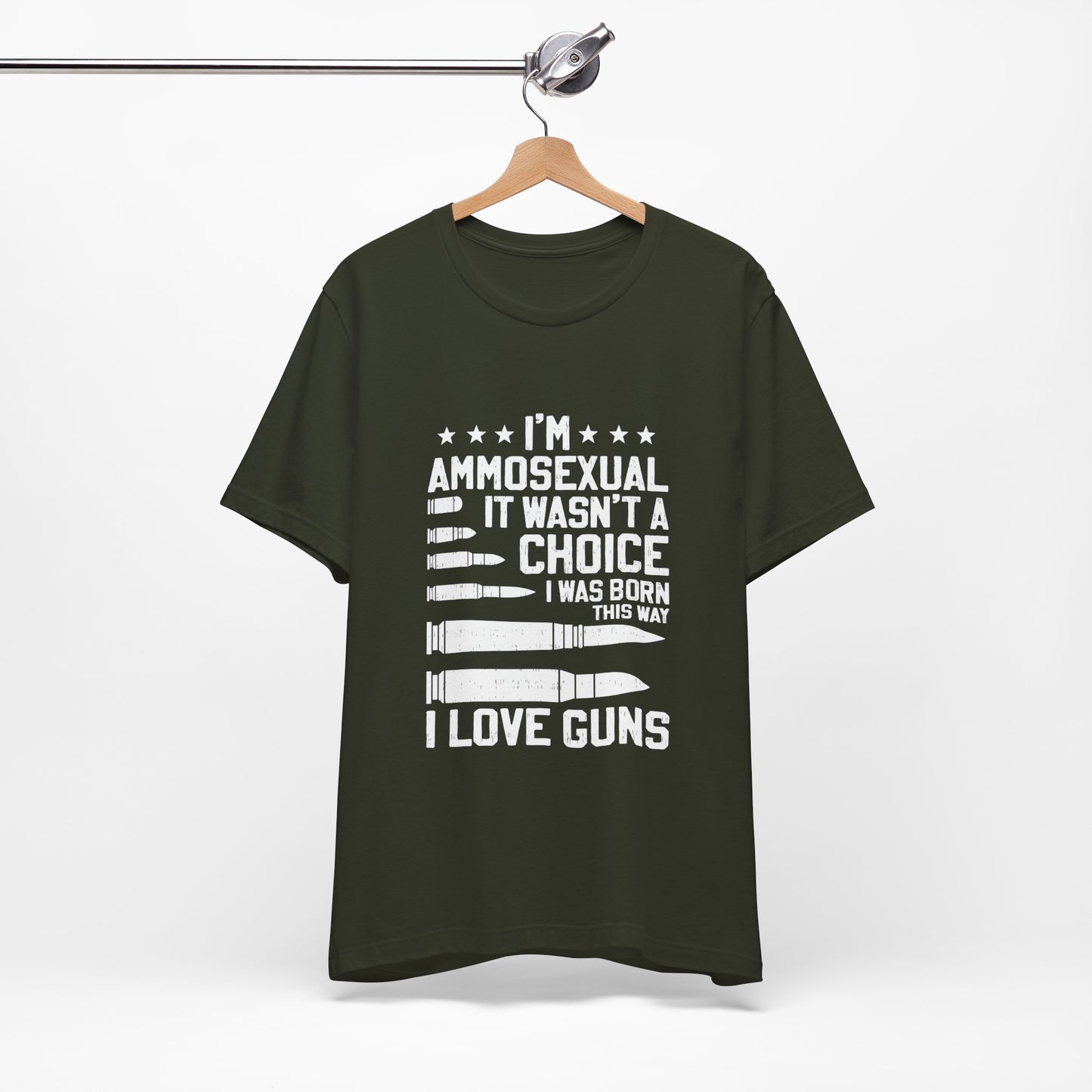 Funny Ammo Humor Unisex Tee, T-Shirt, Shirt, Men Women Joke Gift, Short Sleeve Top