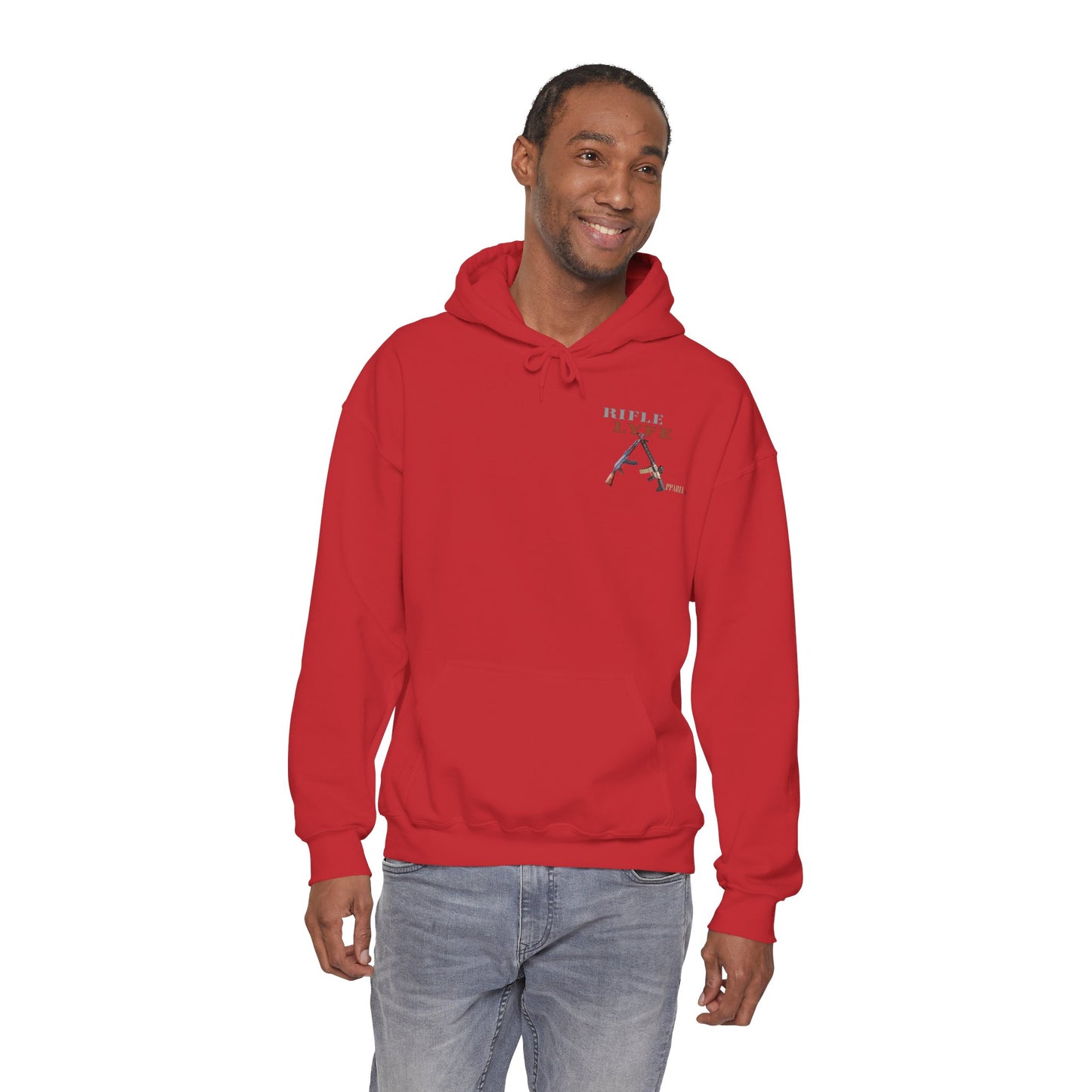 Skull Hoodie — "I Identify As A Threat / My Pronouns Are Try/Me" Graphic Hoodie