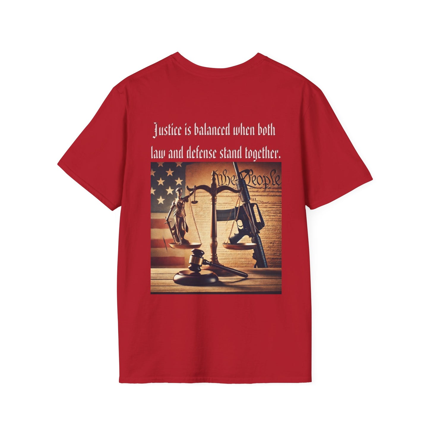 Justice in balance, military, balance of power and law, gift idea