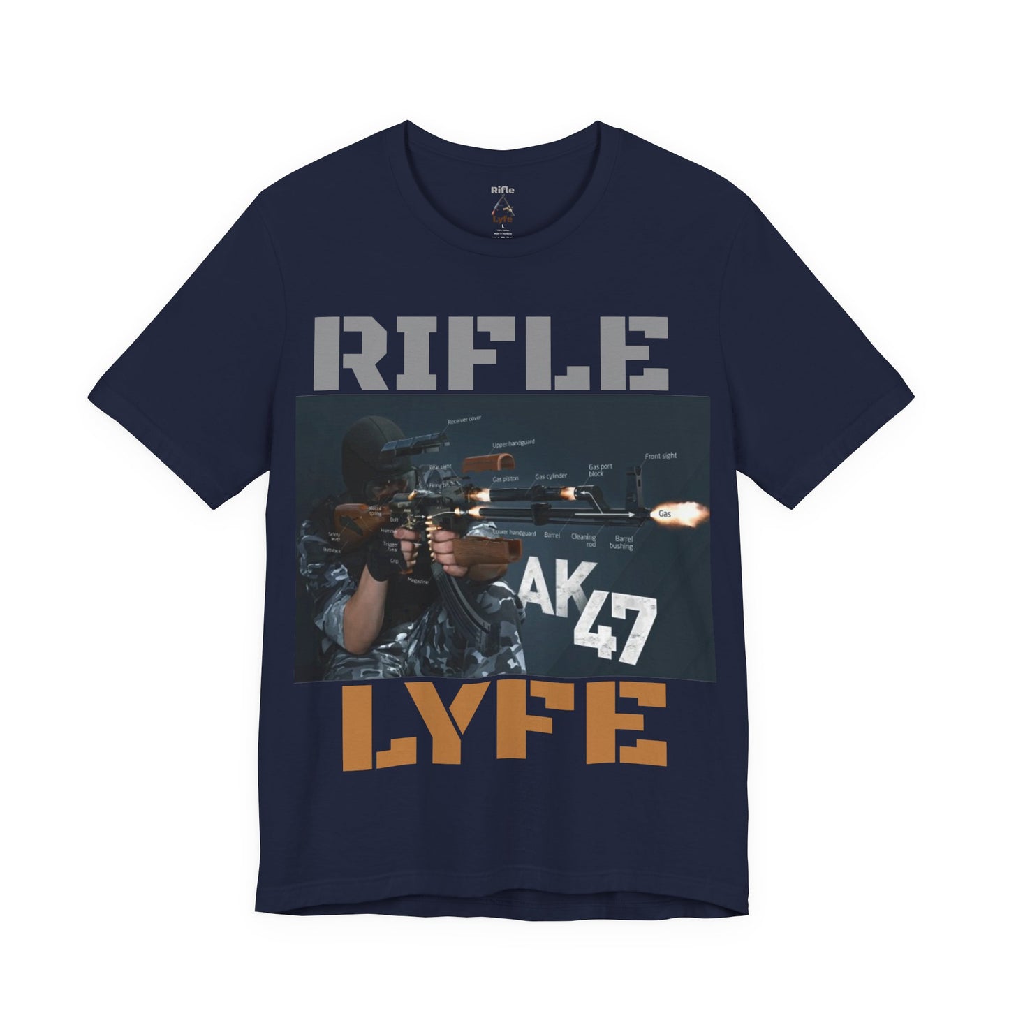 AK47 anatomy, AK47, Rifle Lyfe Logo