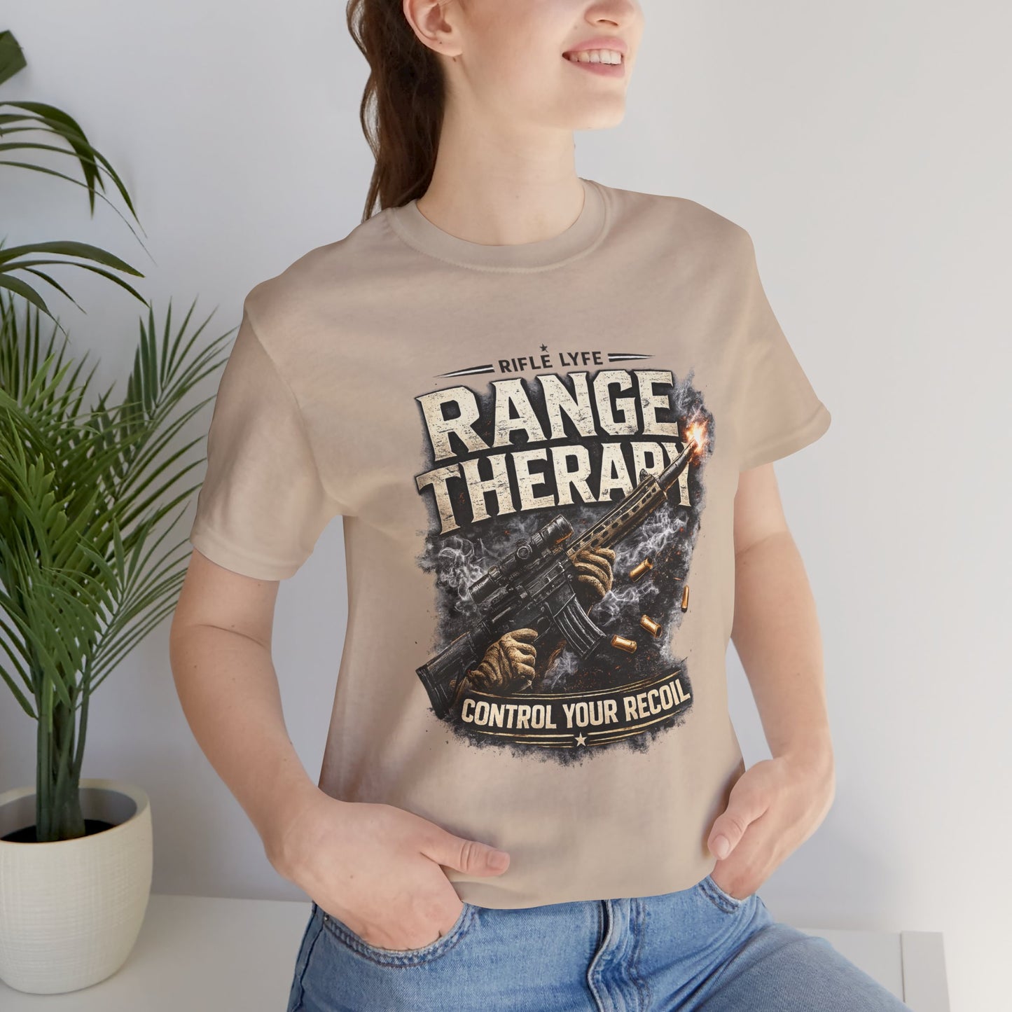 Range Therapy Shirt Shooting Range Shirt Funny Gun Shirt 2nd Amendment Shirt Tactical Shirt Pro Gun Tee Gift for Gun Lover Men