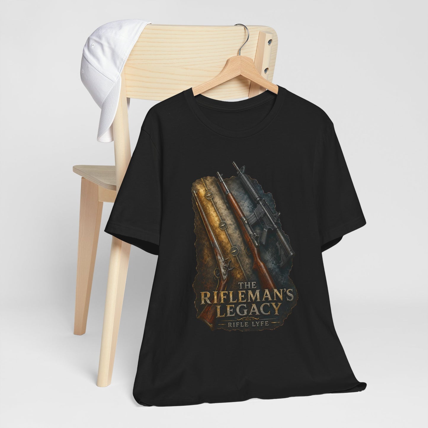 Rifleman’s Legacy T-Shirt — Vintage Hunting Rifle Graphic Tee