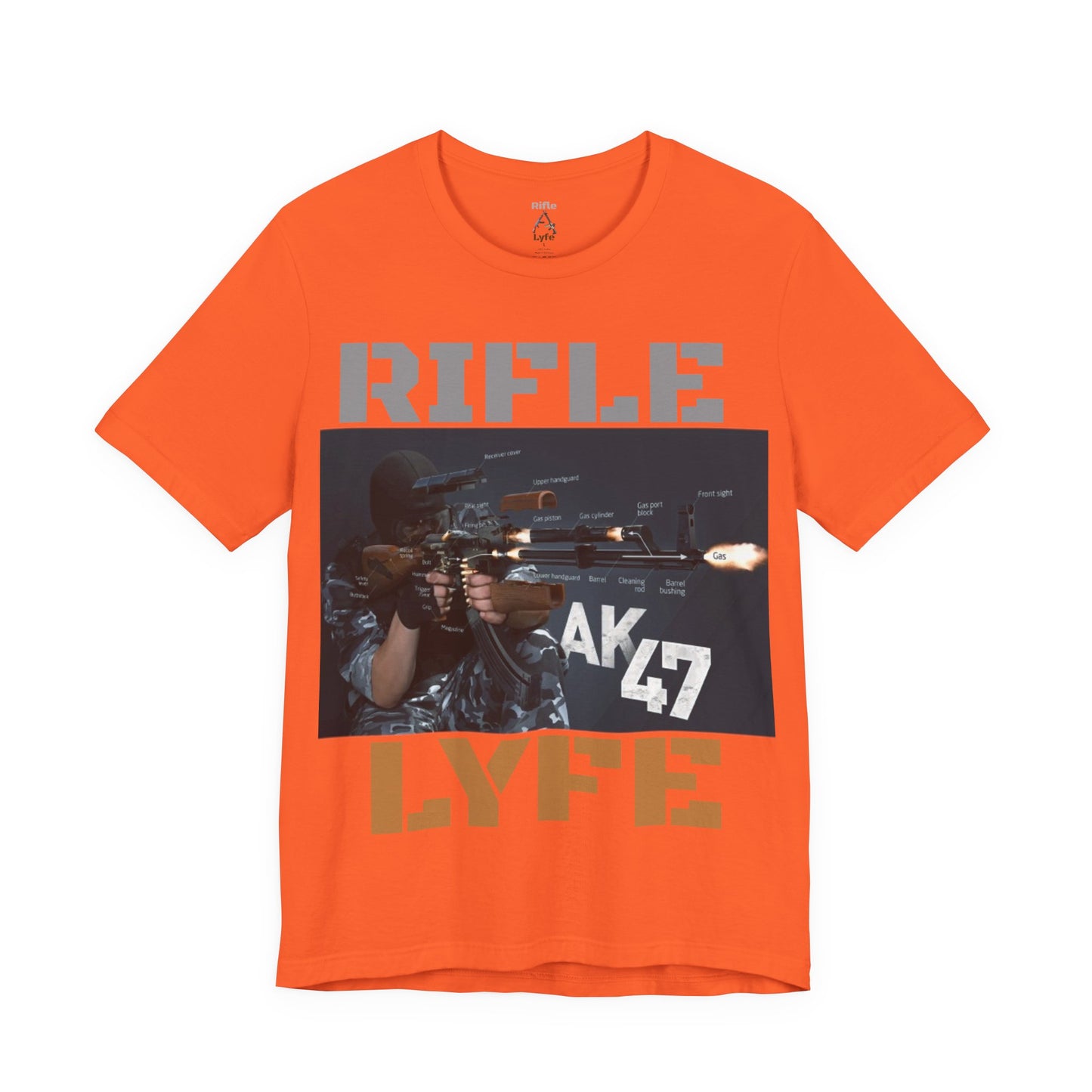 AK47 anatomy, AK47, Rifle Lyfe Logo