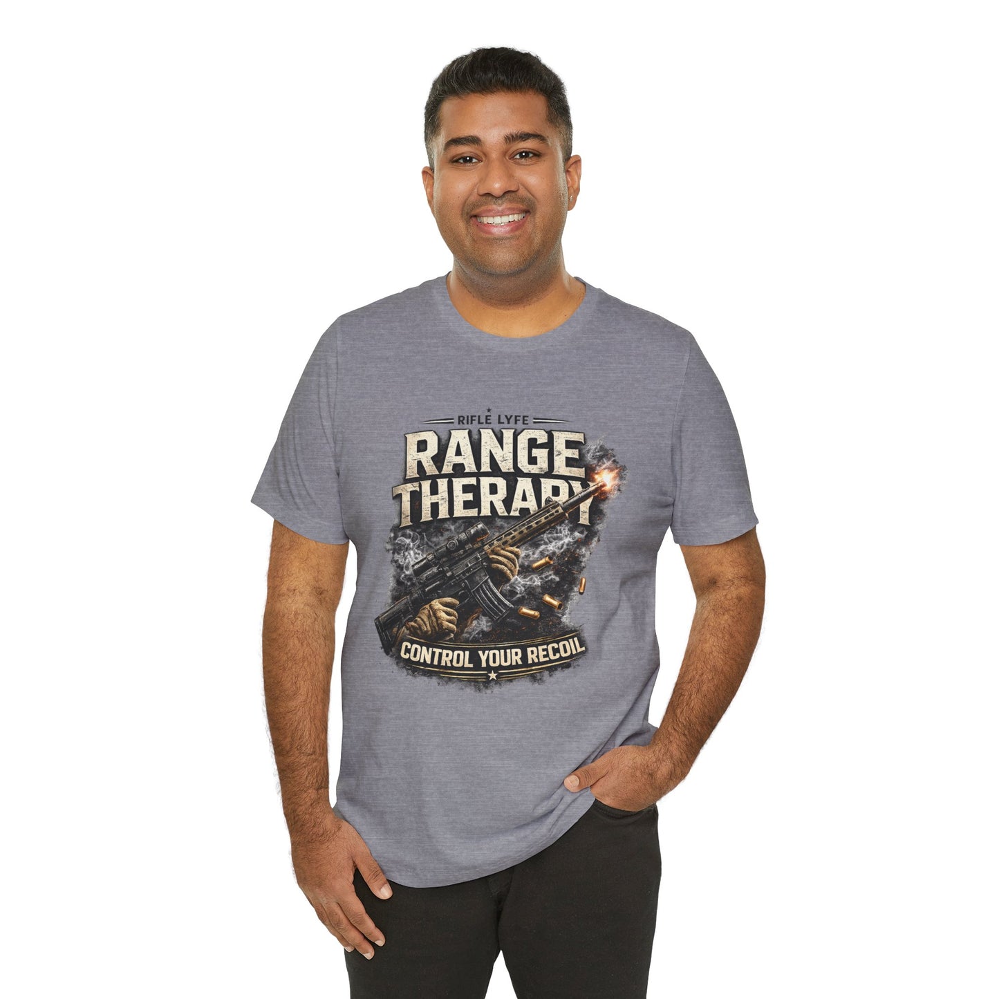 Range Therapy Shirt Shooting Range Shirt Funny Gun Shirt 2nd Amendment Shirt Tactical Shirt Pro Gun Tee Gift for Gun Lover Men