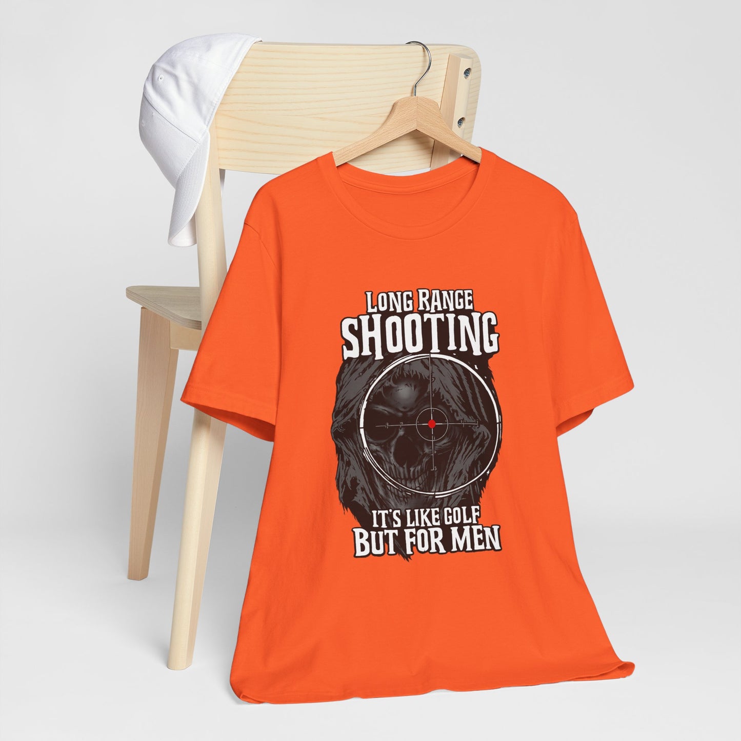 Long Range Shooting T-Shirt – “It’s Like Golf But For Men” Tactical Target Tee