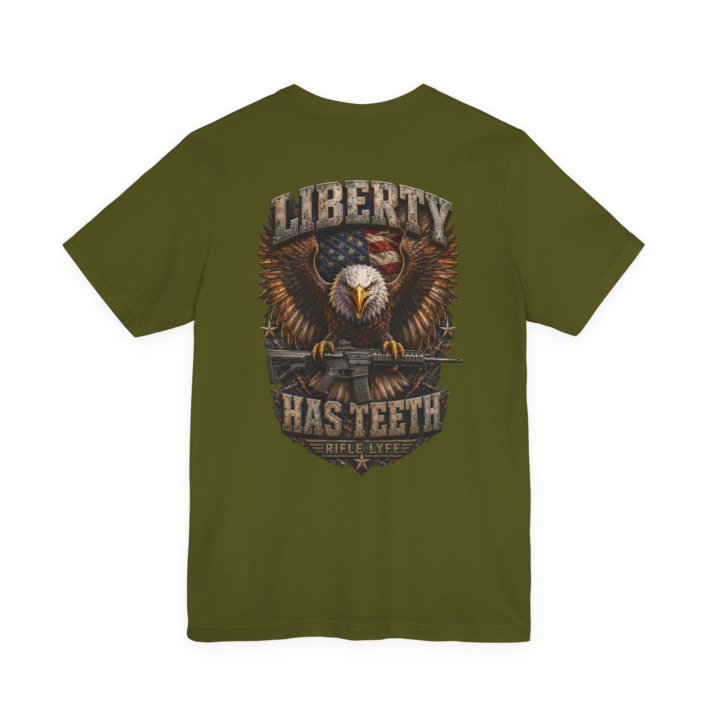 Liberty Tee — "Liberty Has Teeth" Patriotic Graphic T-Shirt
