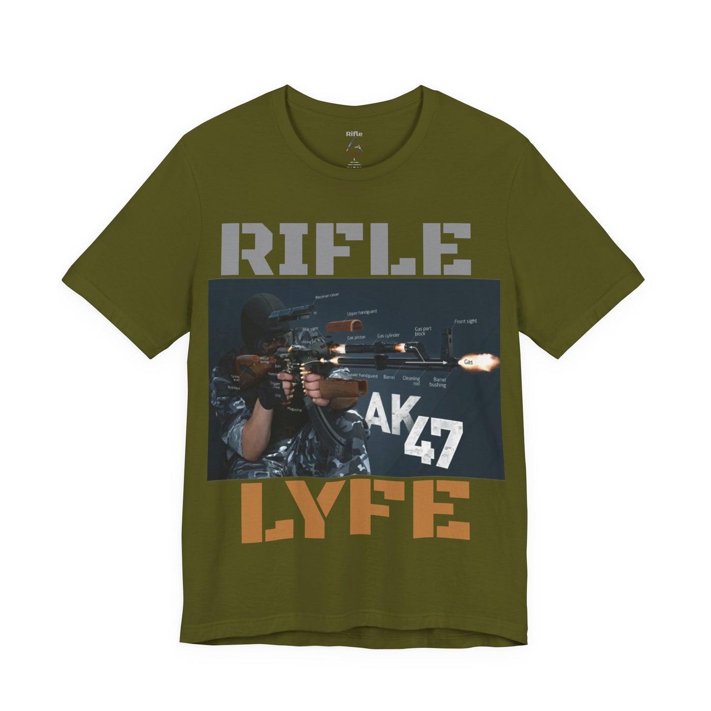 AK47 anatomy, AK47, Rifle Lyfe Logo
