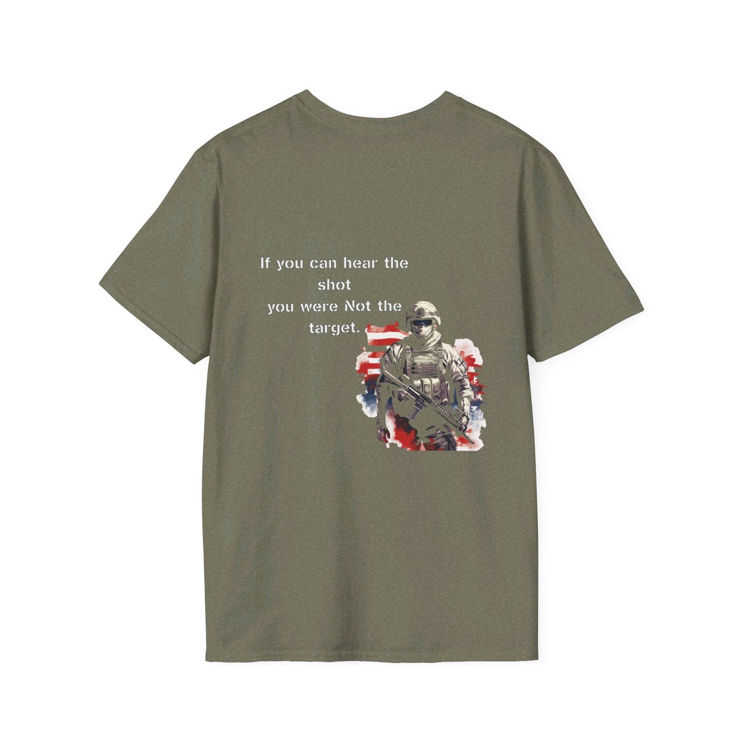 Military Sniper Unisex T-Shirt, Army Camo Tee, Tactical Shooter Shirt, Soldier Gift, Military Apparel