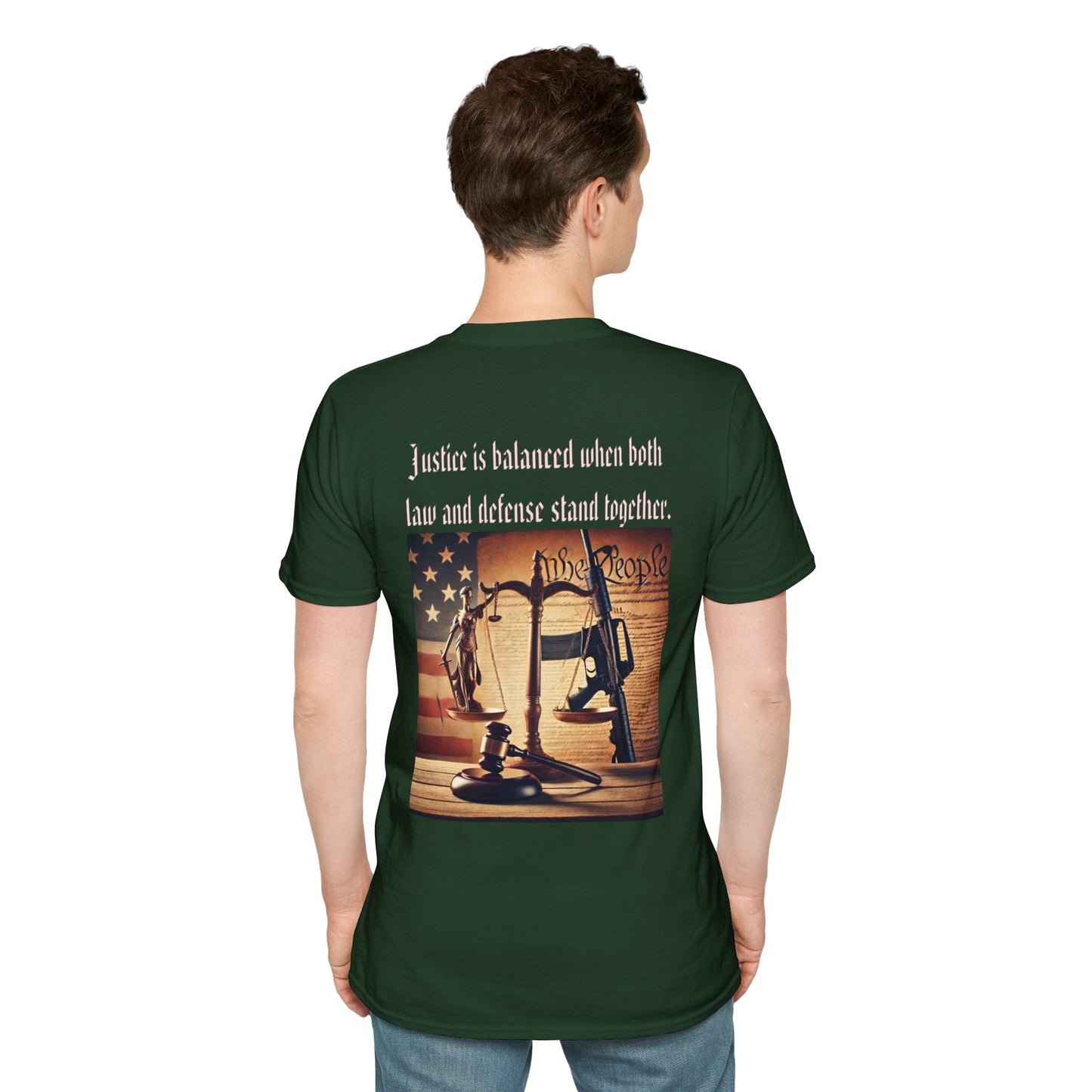 Justice in balance, military, balance of power and law, gift idea