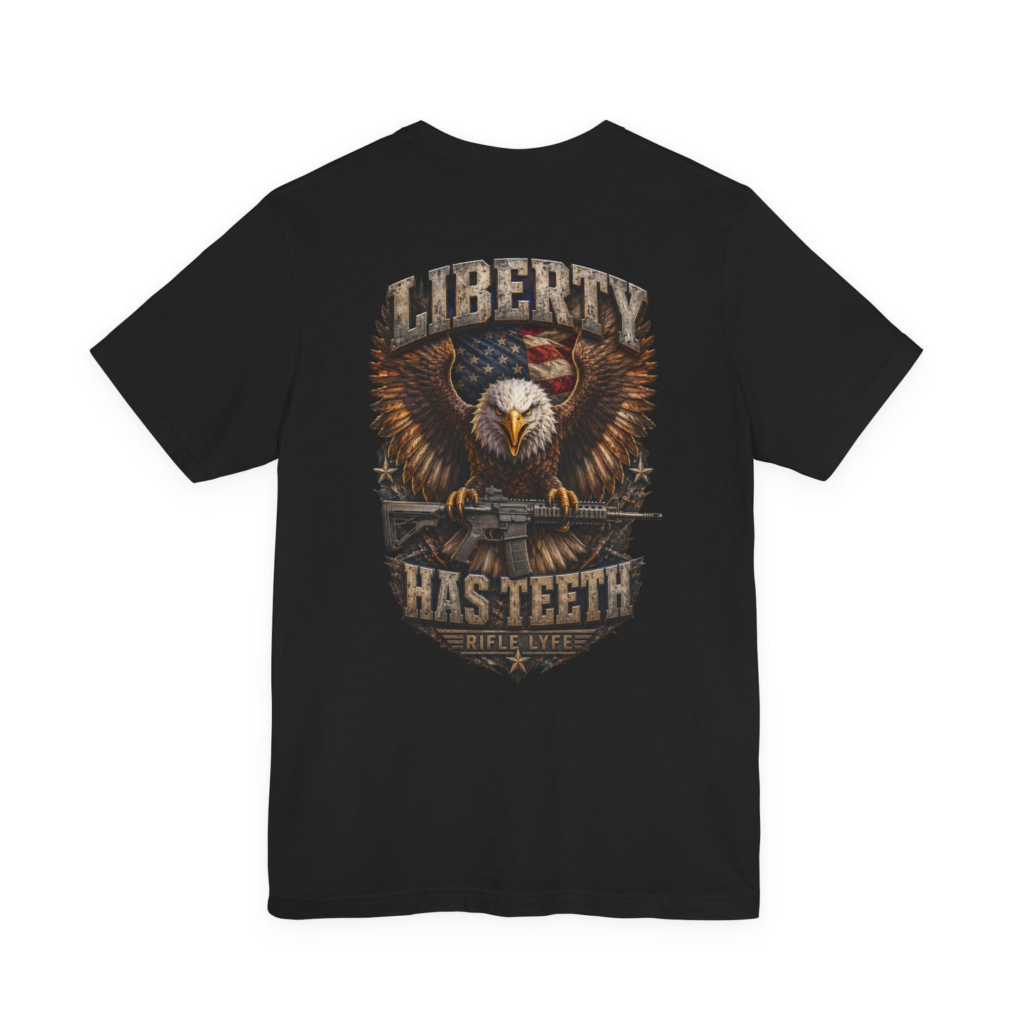 Liberty Tee — "Liberty Has Teeth" Patriotic Graphic T-Shirt