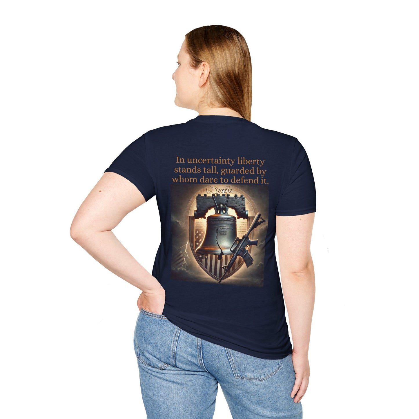 Patriotic Tee, Liberty Defense Shirt, Freedom Lovers Top, American Pride T-Shirt, Political Activist Apparel
