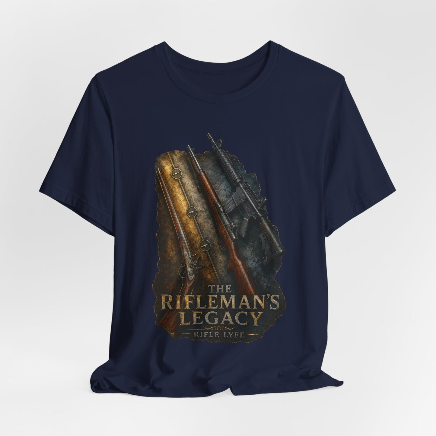 Rifleman’s Legacy T-Shirt — Vintage Hunting Rifle Graphic Tee
