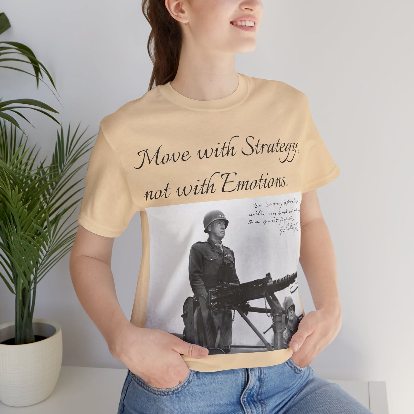 Move with strategy, not with emotion, General George Patton, WW2 General, Military General