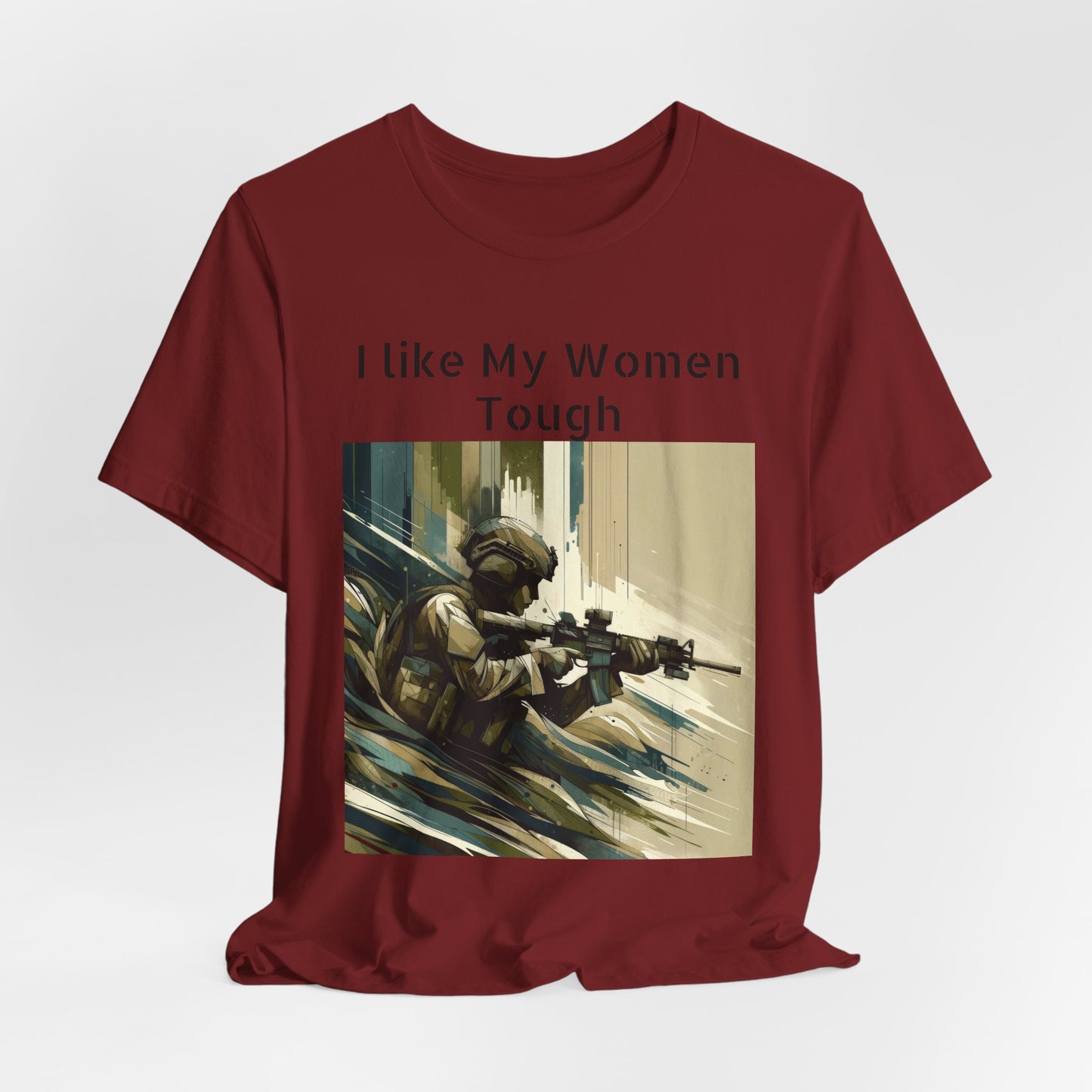 Tough female, female soldier, military tough