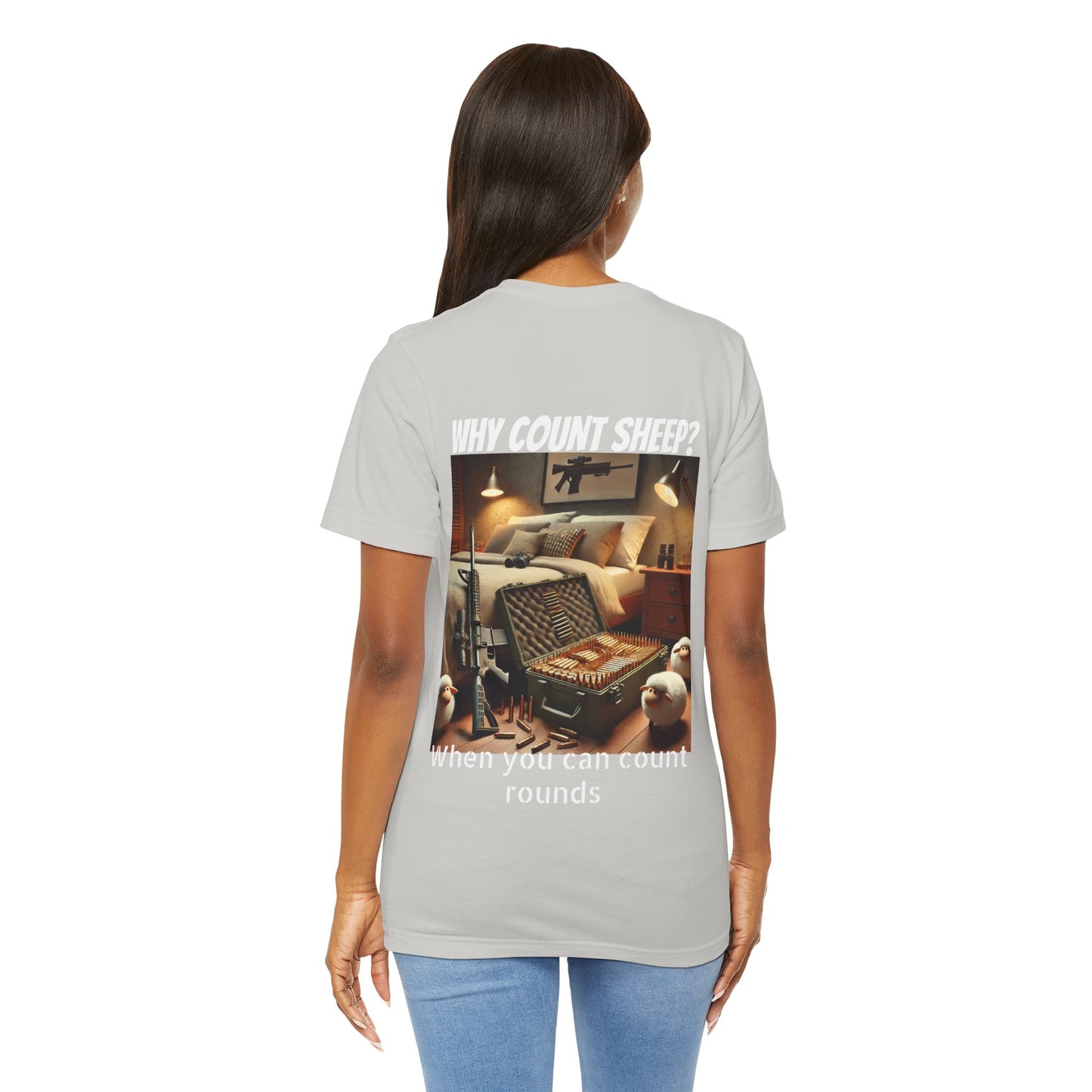 Funny Ammo Counting Unisex Tee, Sarcastic Bullet Collection T-Shirt, Humorous Munition Inventory Shirt, Hilarious Armament Count Top,