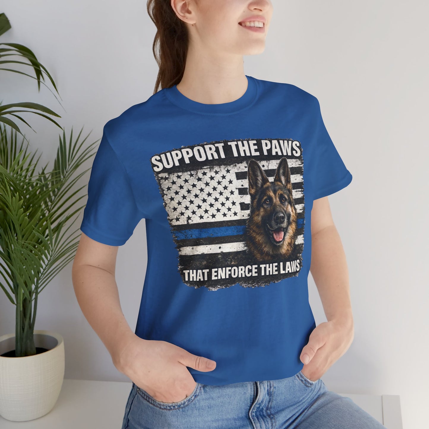 Police Dog K9  Thin Blue Line  Law Enforcement