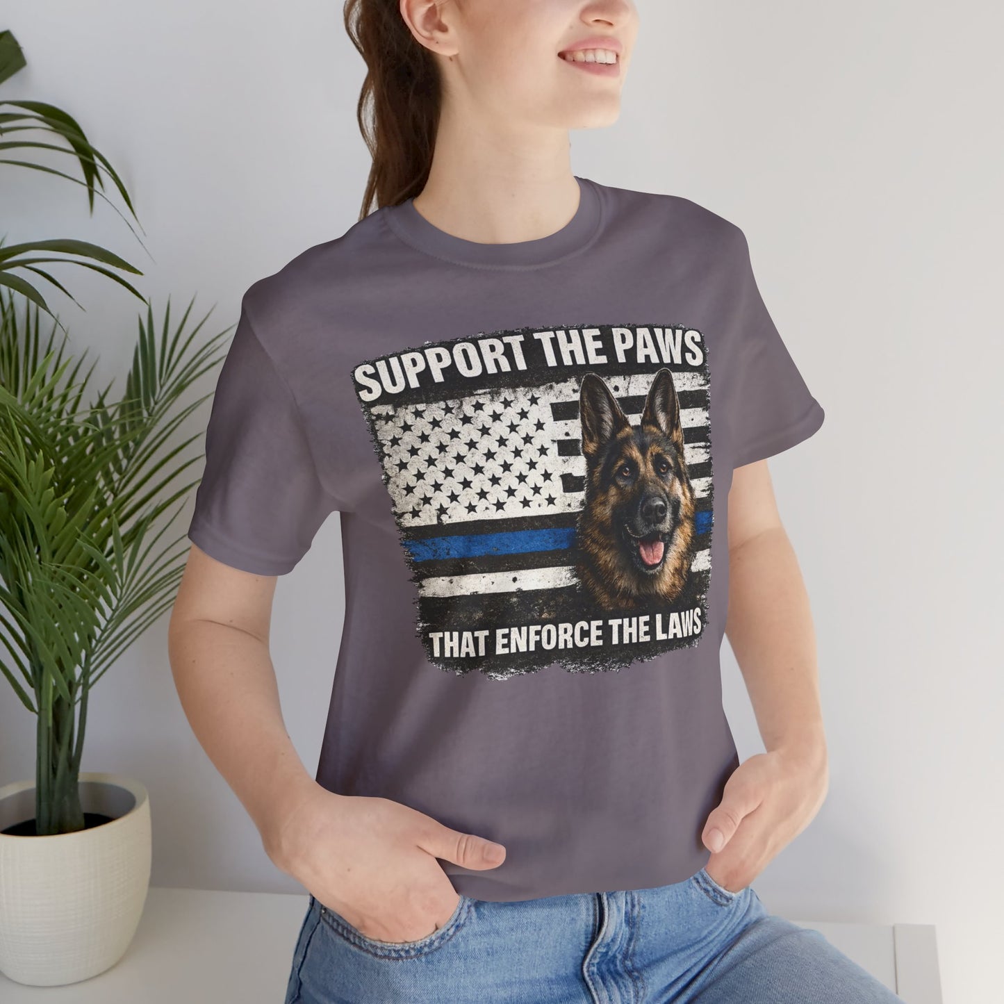 Police Dog K9  Thin Blue Line  Law Enforcement
