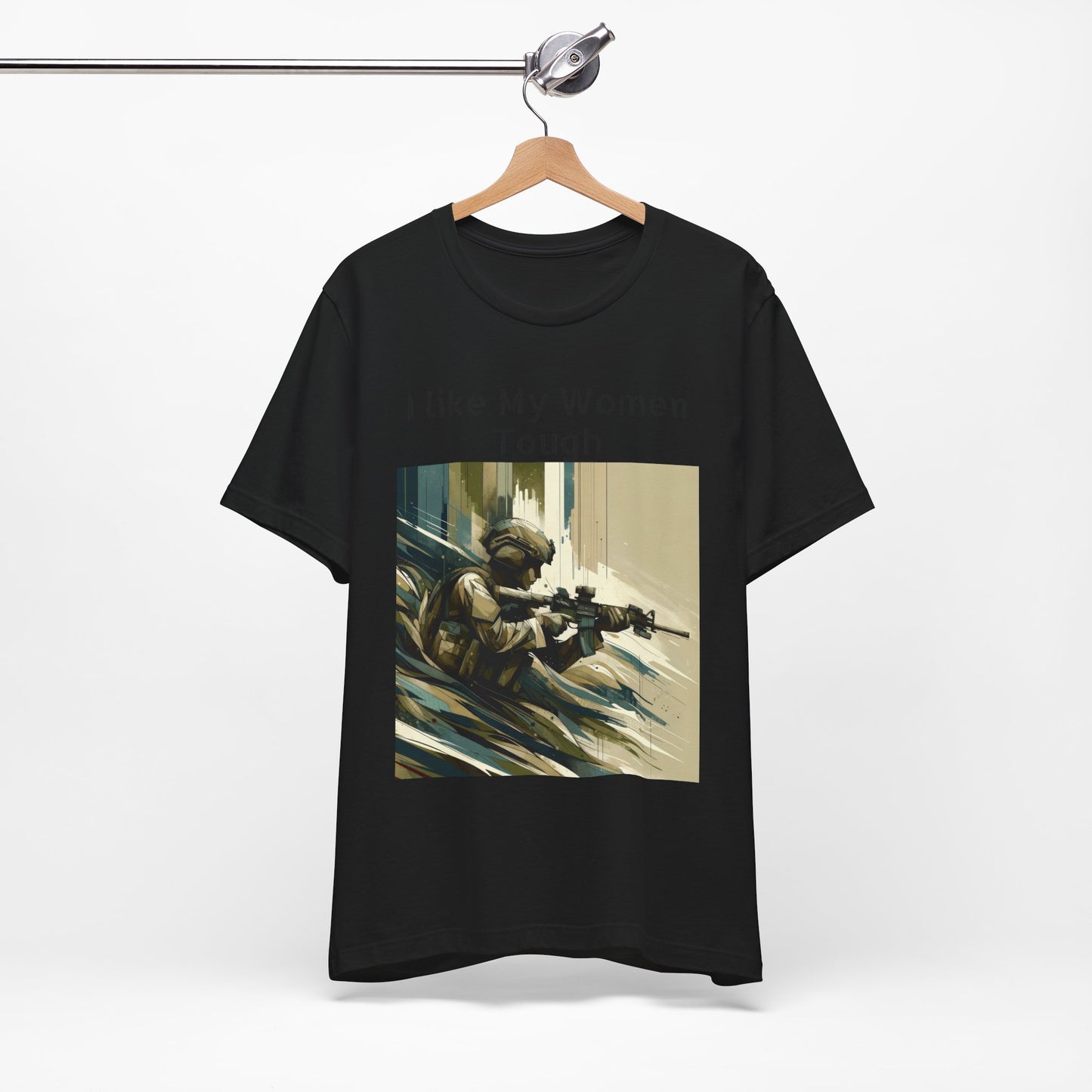 Tough female, female soldier, military tough