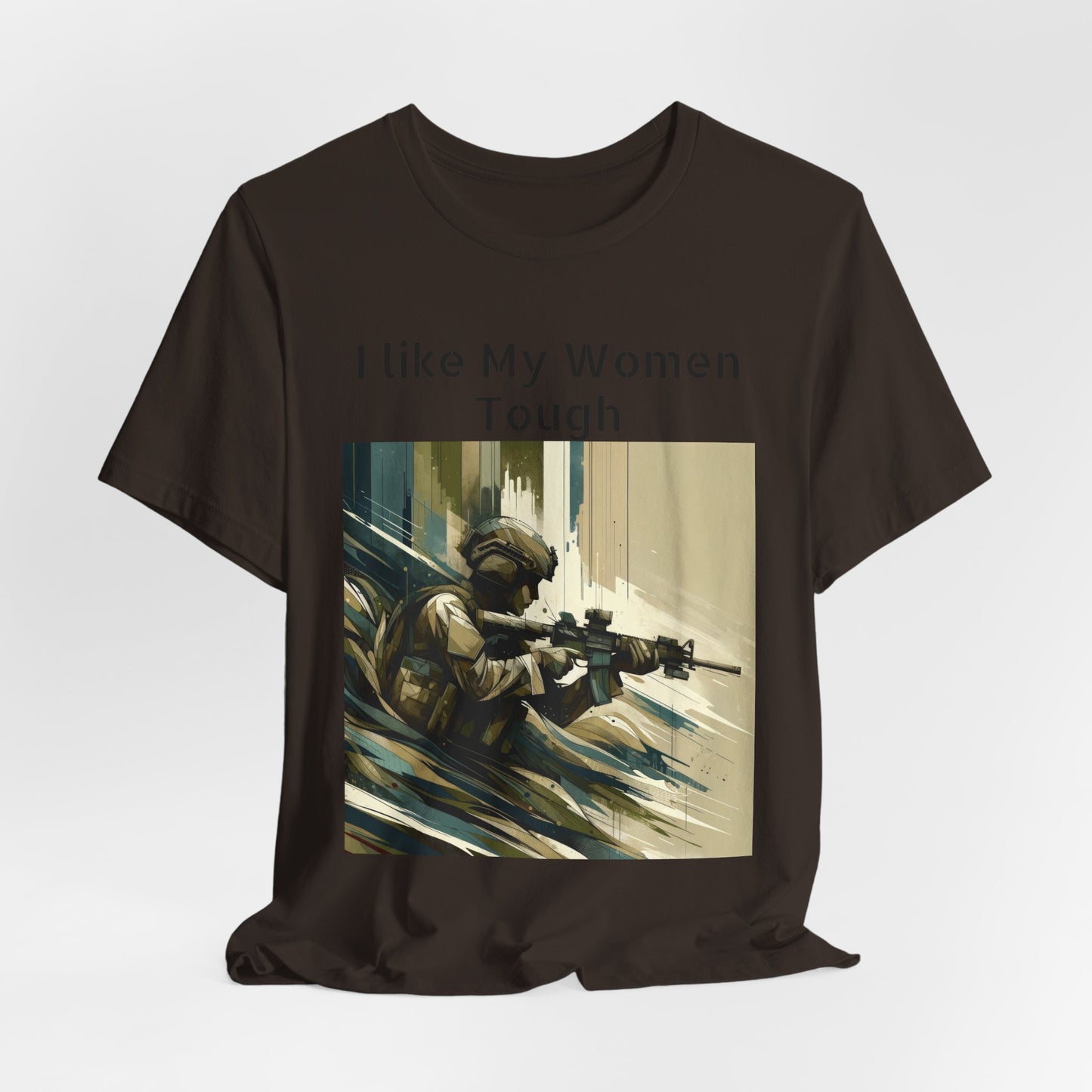 Tough female, female soldier, military tough