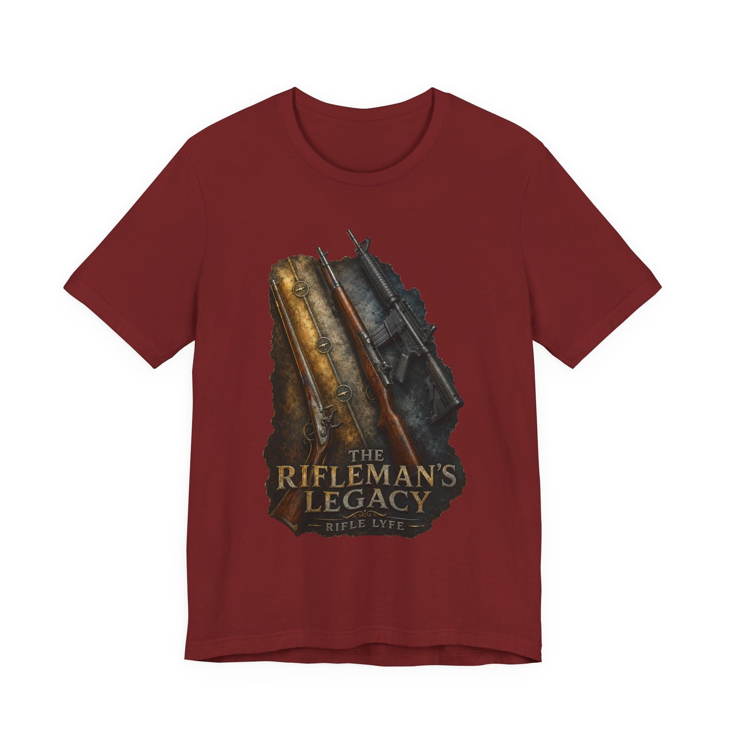 Rifleman’s Legacy T-Shirt — Vintage Hunting Rifle Graphic Tee