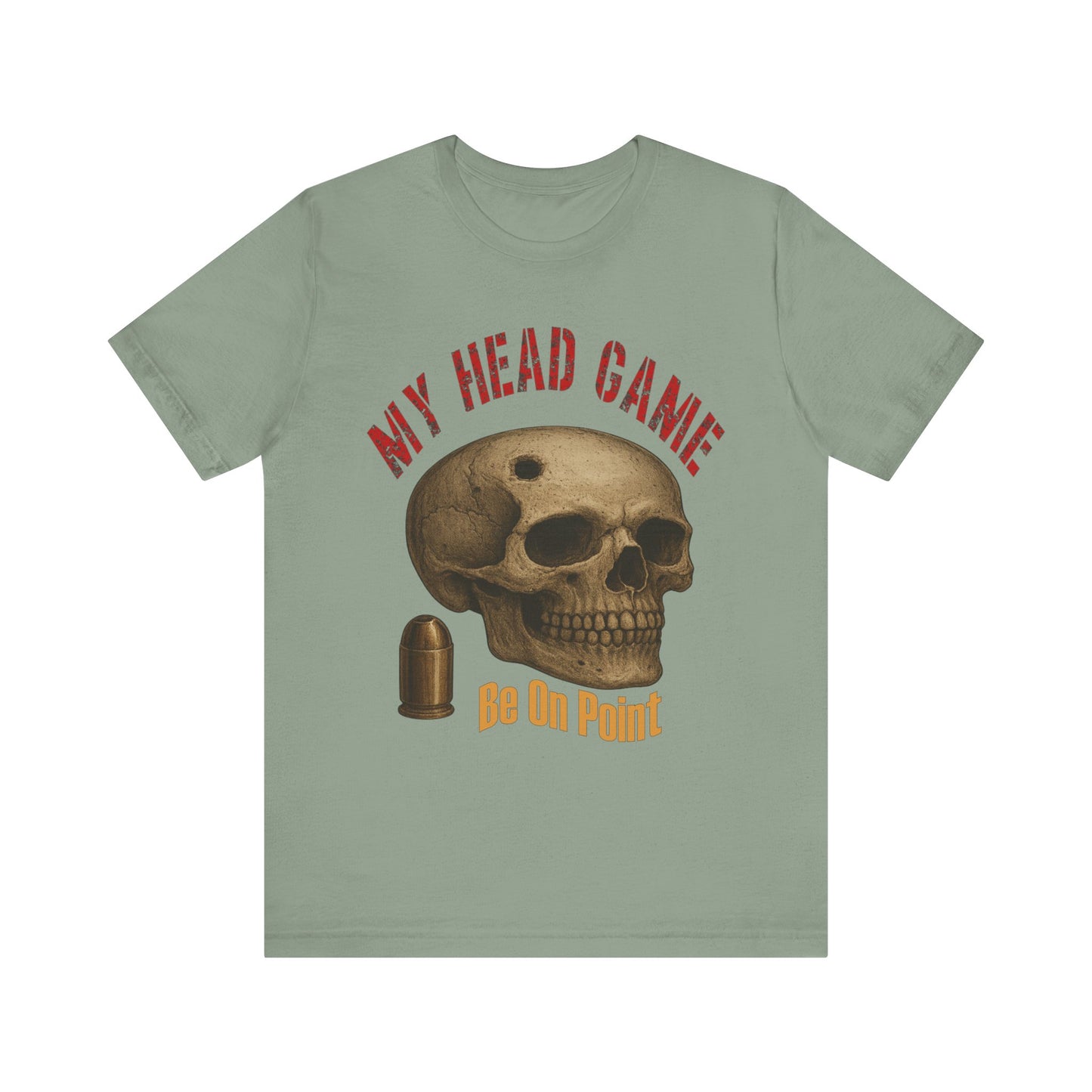 Head Game T-Shirt, Funny Skull Tee, Unisex Graphic Shirt, Unique Gift for Halloween, Quirky Statement Apparel
